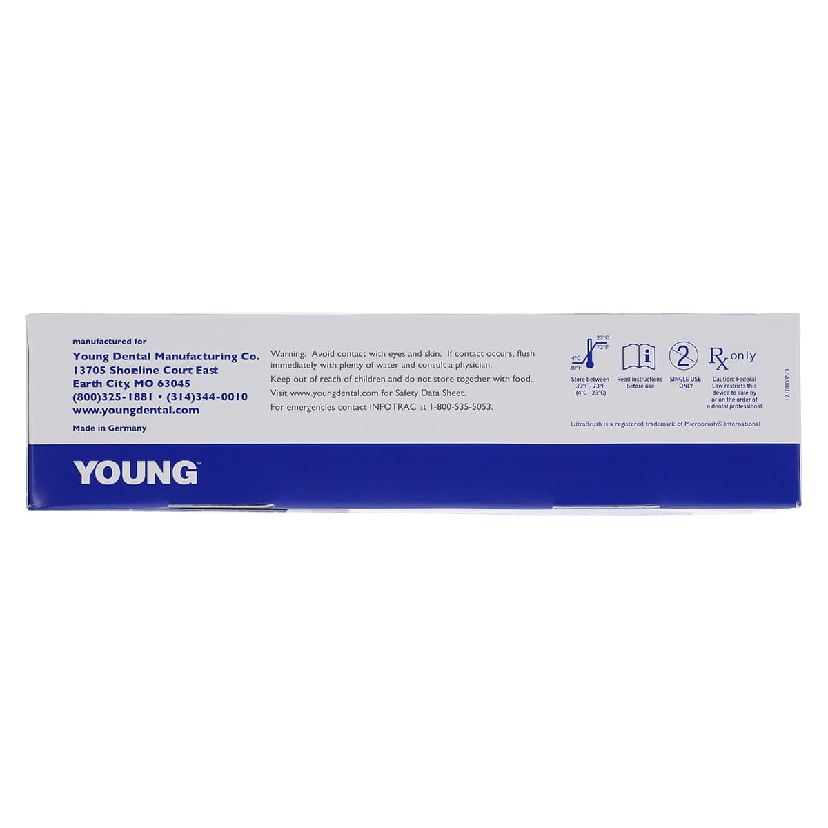 D-Lish 5% Sodium Fluoride Varnish, Spearmint Surprise, 0.4 mL Unit Dose, 50/Box, 213450 thumbnail 3