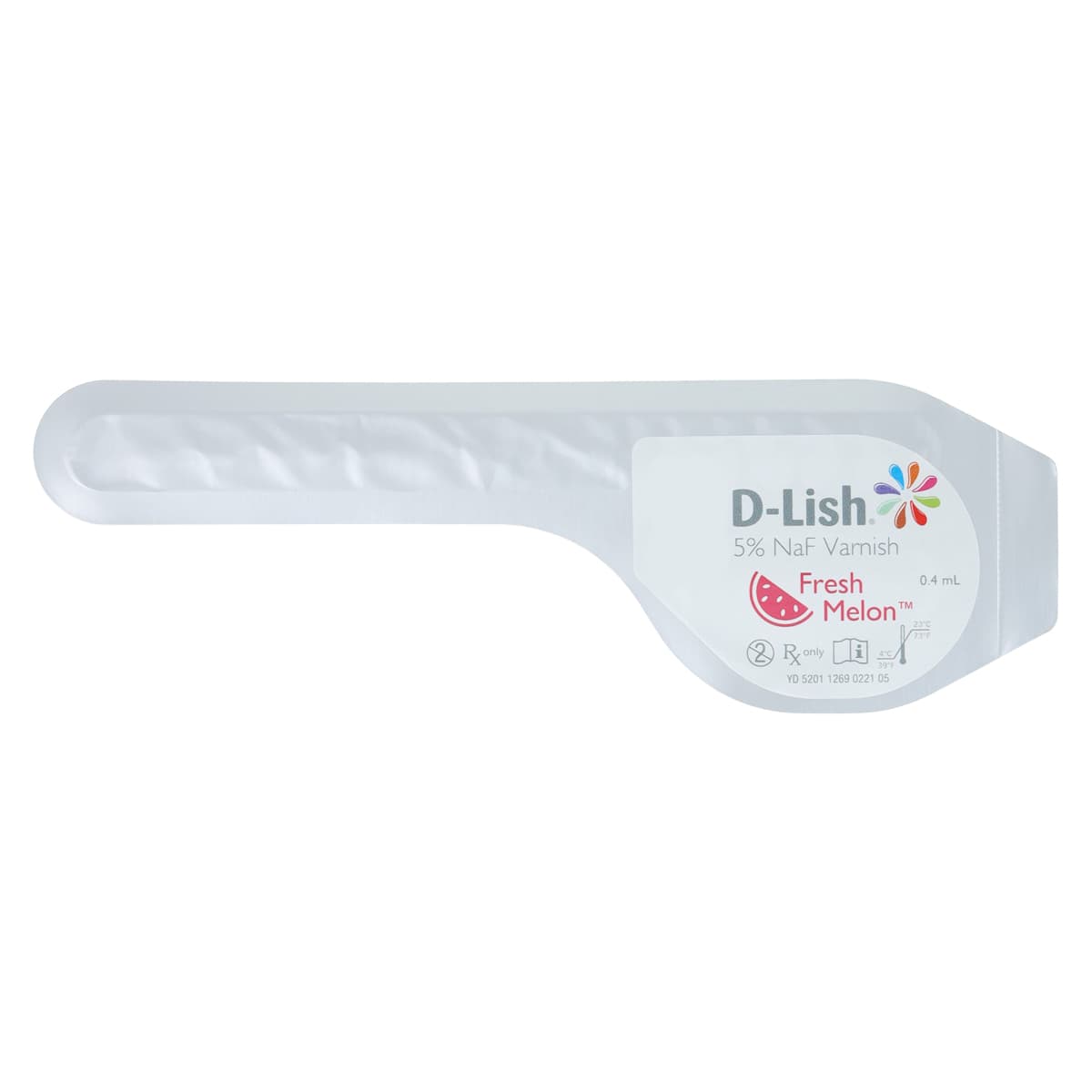 D-Lish 5% Sodium Fluoride Varnish, Fresh Melon, Unit Dose 0.4 mL, 50/Box, 212450 thumbnail 3