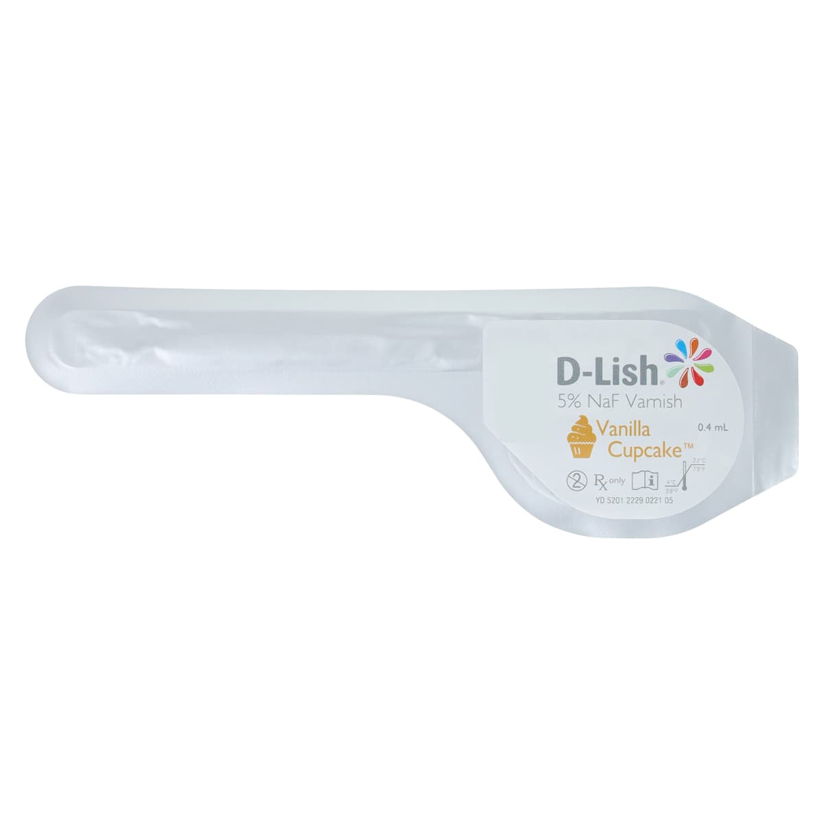 D-Lish 5% Sodium Fluoride Varnish, Vanilla Cupcake, 0.4 mL Unit Dose, 50/Box, 214450 thumbnail 3
