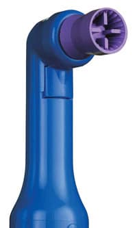 Young Slim Petite Web LF Disposable Prophy Angles, Soft Purple Cup, 90 Degree, Latex-Free, 1200/Box, 295815 - Slim Petite Web, LF, Disposable Prophy Angle, 1200/Pk - Image 1