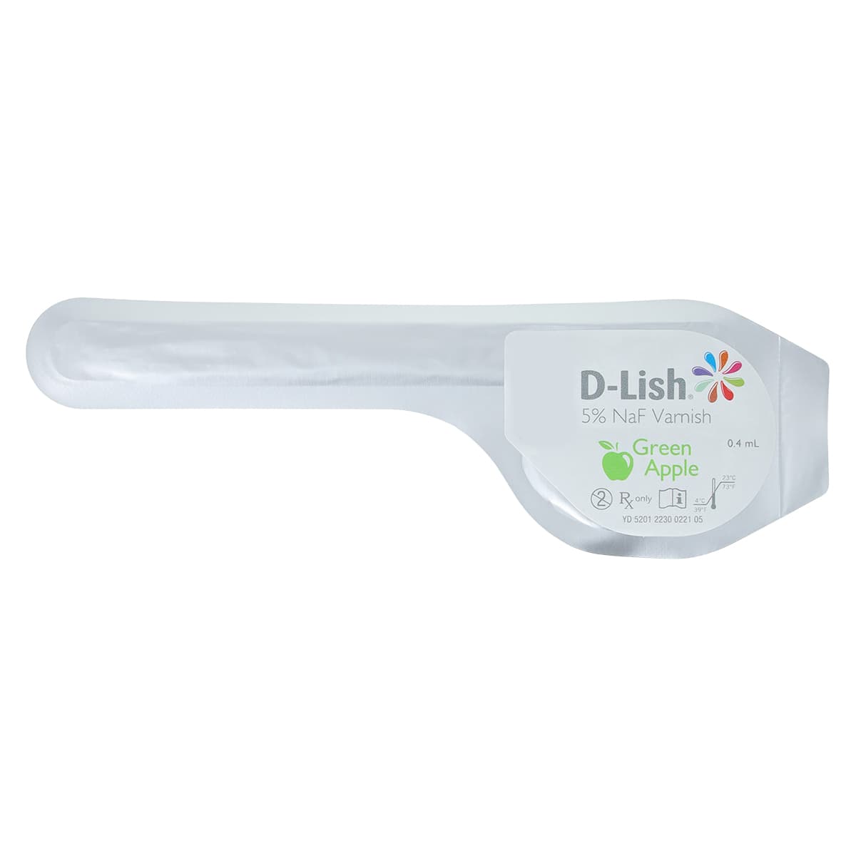 D-Lish 5% Sodium Fluoride Varnish, Green Apple, 0.40 mL Unit Dose, 50/Pack, 295732 thumbnail 3