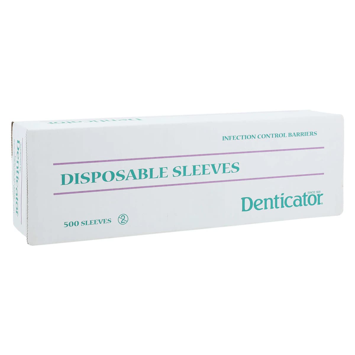 Denticator T-Bar Light Handle Sleeve, Clear Plastic, 5.75" W x 4.5" L, 500/Pk, 670350 - Denticator T-Bar Light Handle Sleeve (5 3/4" W X 4 1/2" L) - Image 1