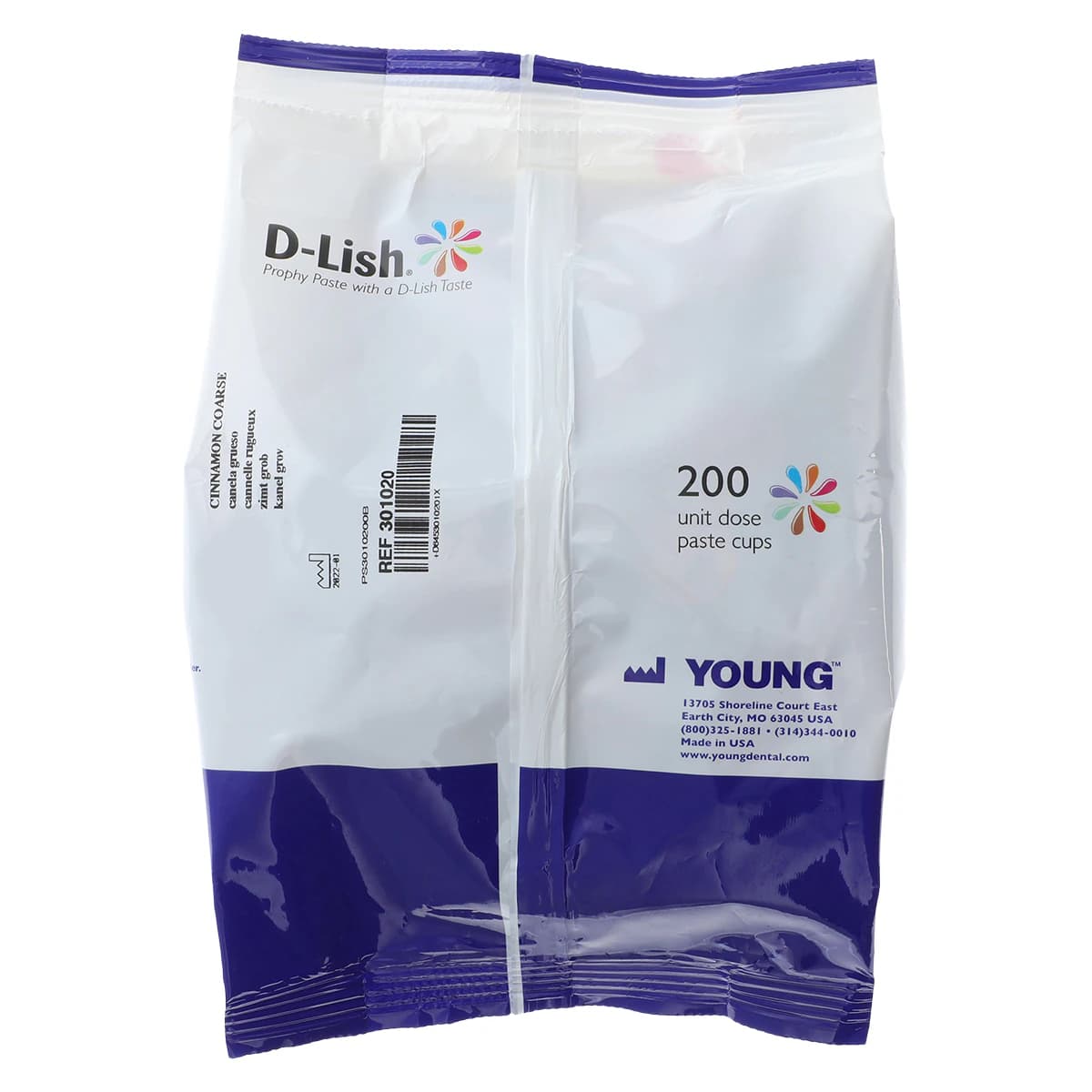 D-Lish Prophy Paste, Coarse, Cinnamon, 1.23% Fluoride, Gluten-Free, 200/Bx, 301020 thumbnail 2