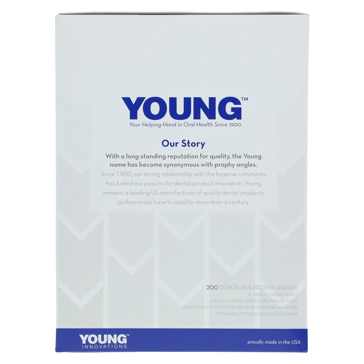 Young Contra Petite Web LF Disposable Prophy Angle, Soft Purple Webbed Cup, Short, Latex-Free, 200/Box, 154620 thumbnail 3