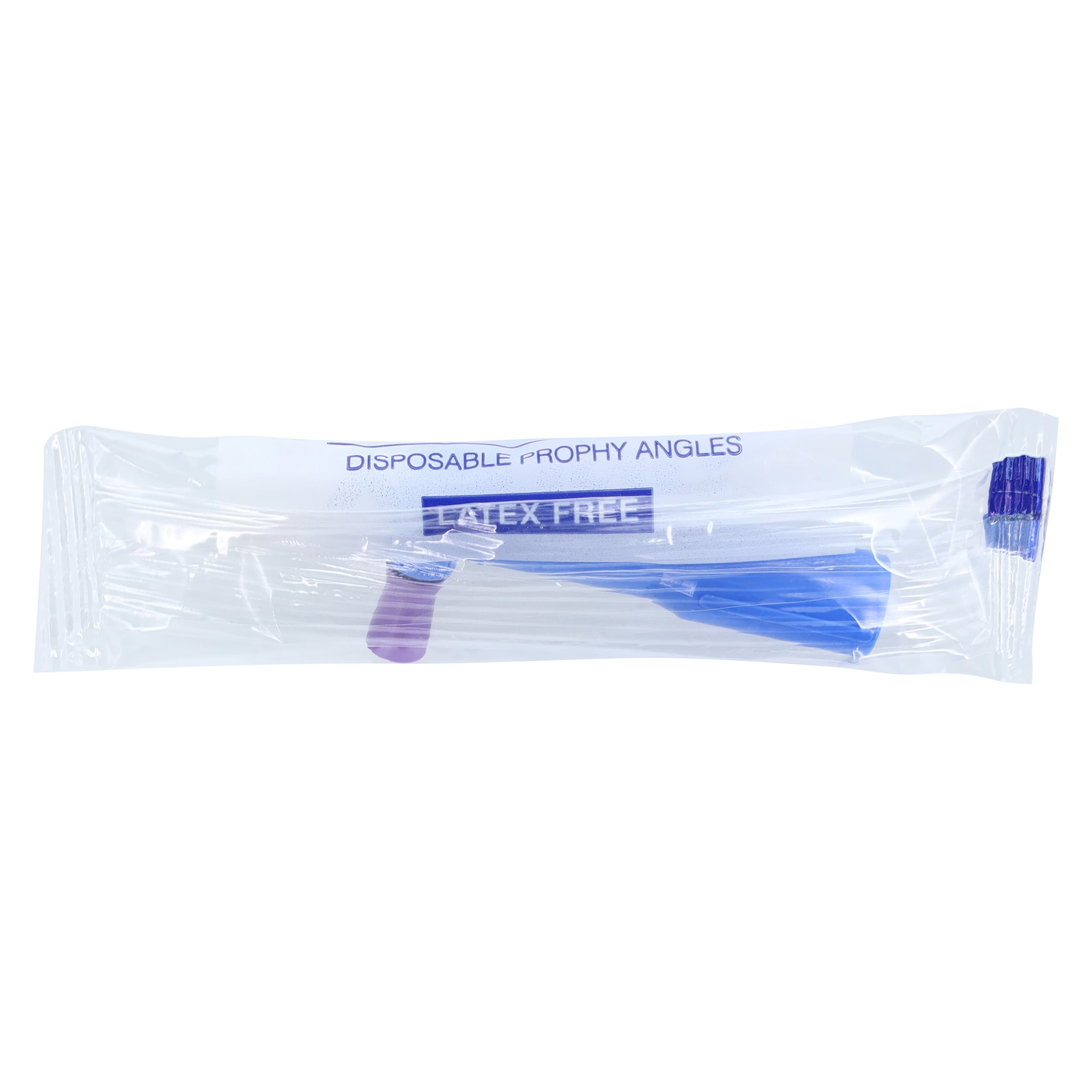 Young Classic Traditional Web LF Disposable Prophy Angles, Soft Purple, Long, 4-Webbed Cup, Latex-Free, 200/Box, 131620 thumbnail 3