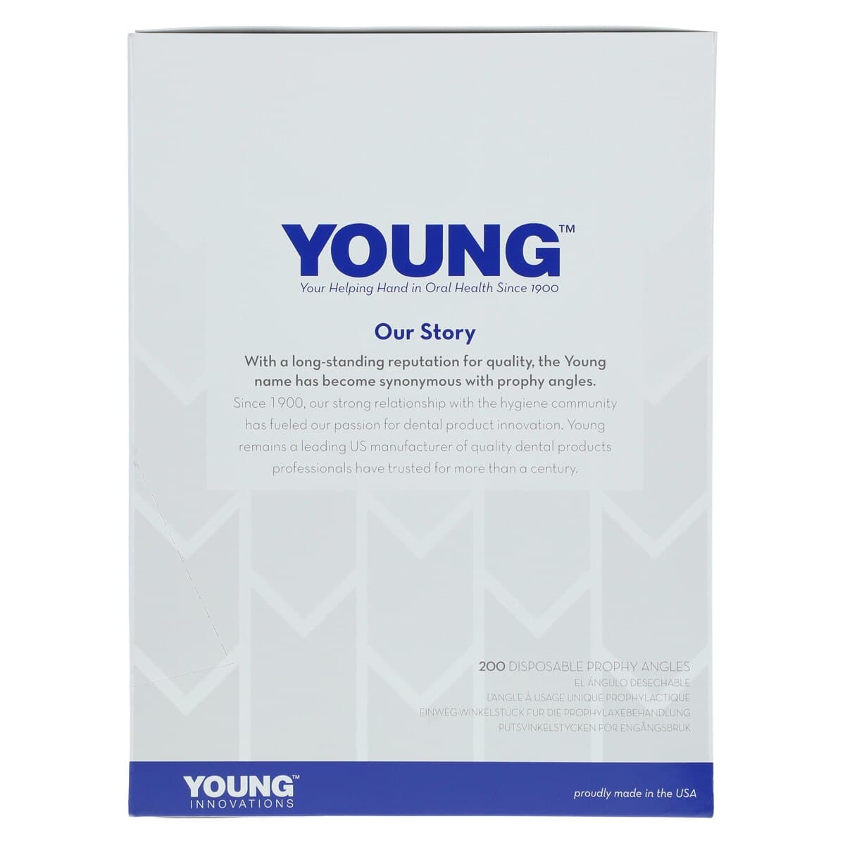 Young Classic Elite Original Latex-Free Disposable Prophy Angles, Soft Purple Cup, 200/Box, 135620 thumbnail 4