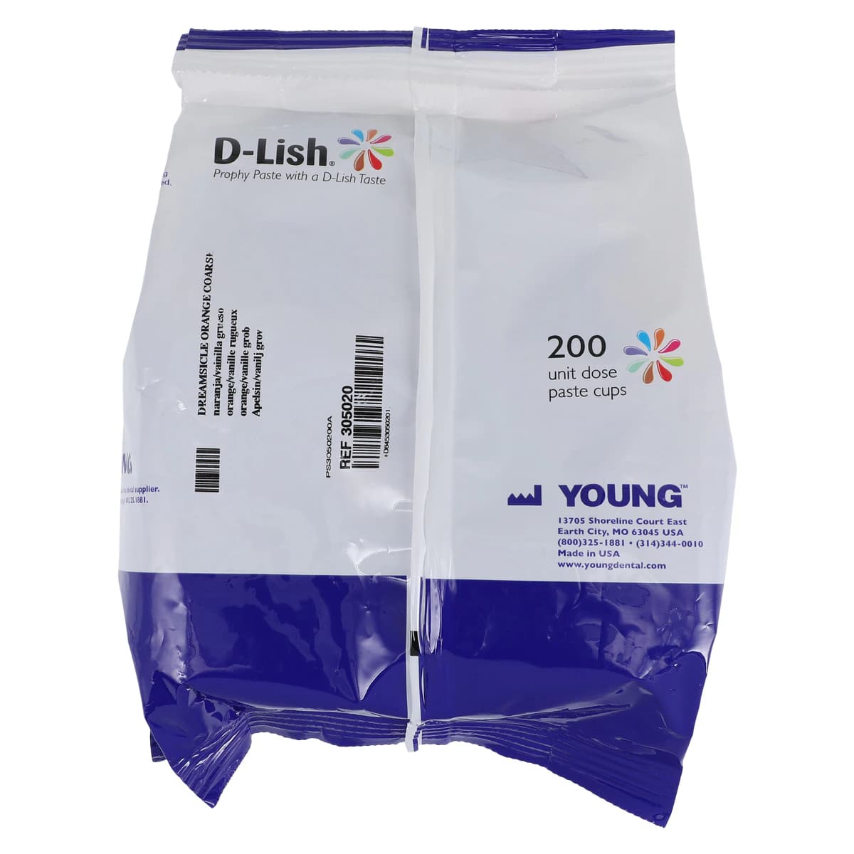D-Lish Prophy Paste, Coarse, Dreamsicle Orange, 1.23% Fluoride, 200/Bx, 305020 thumbnail 2