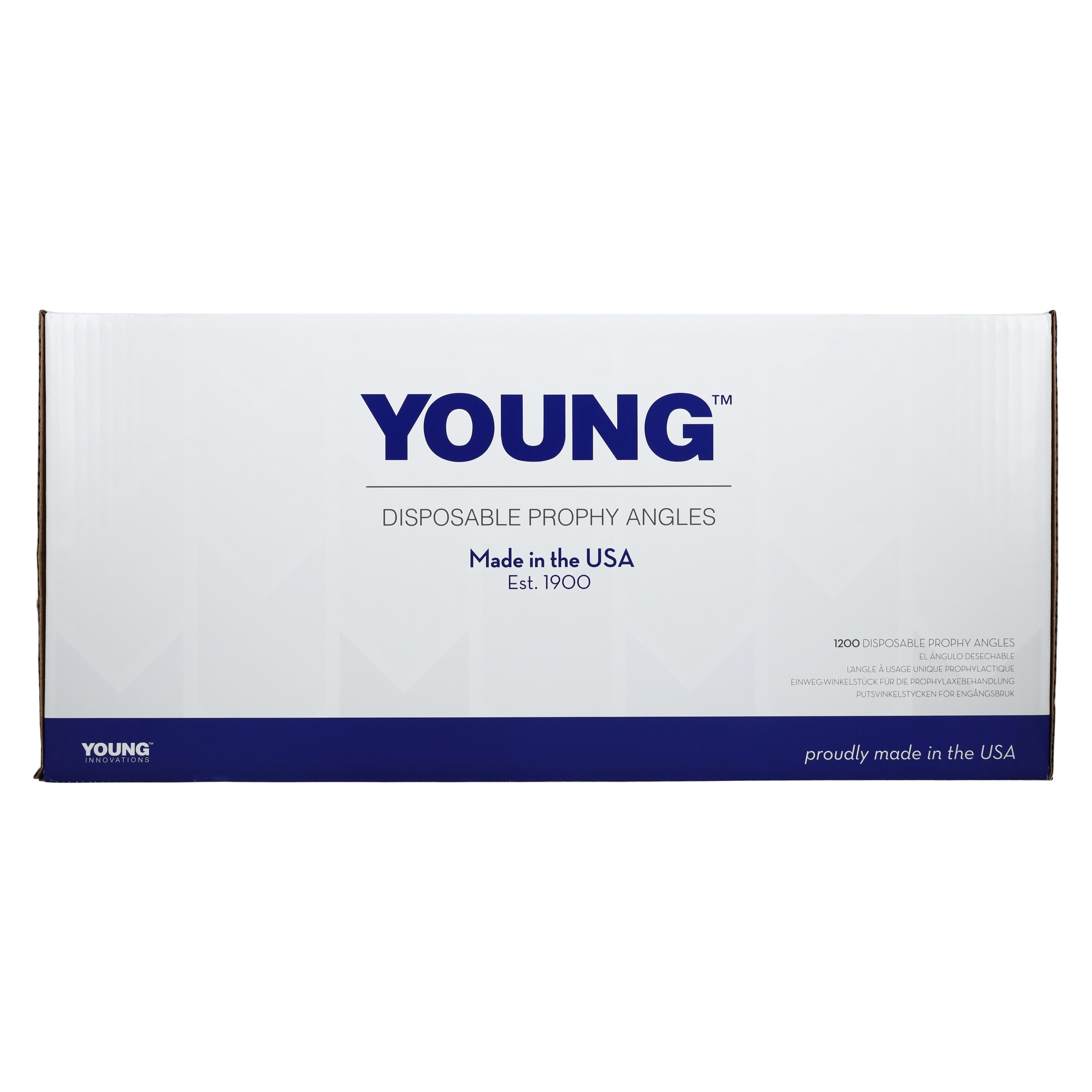 Young Dental Classic Traditional Web Disposable Prophy Angle, Latex-Free, Soft, Gray, 90-Degree, Long Cup, 1200/Box, #131112 thumbnail 3