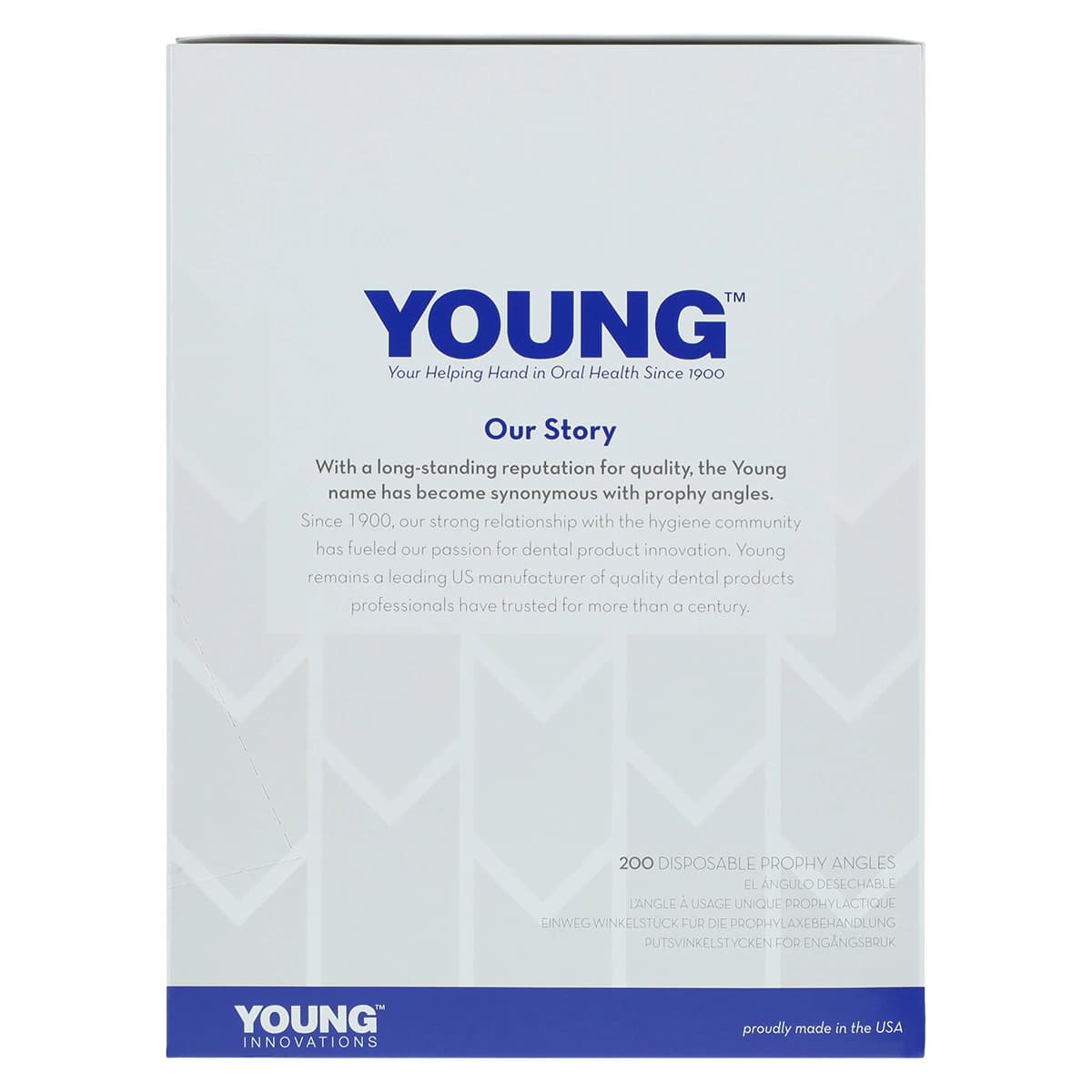 Young Classic Turbo Disposable Prophy Angle, Soft Gray Cup, 90 Degree, 200/Box, 132120 thumbnail 3