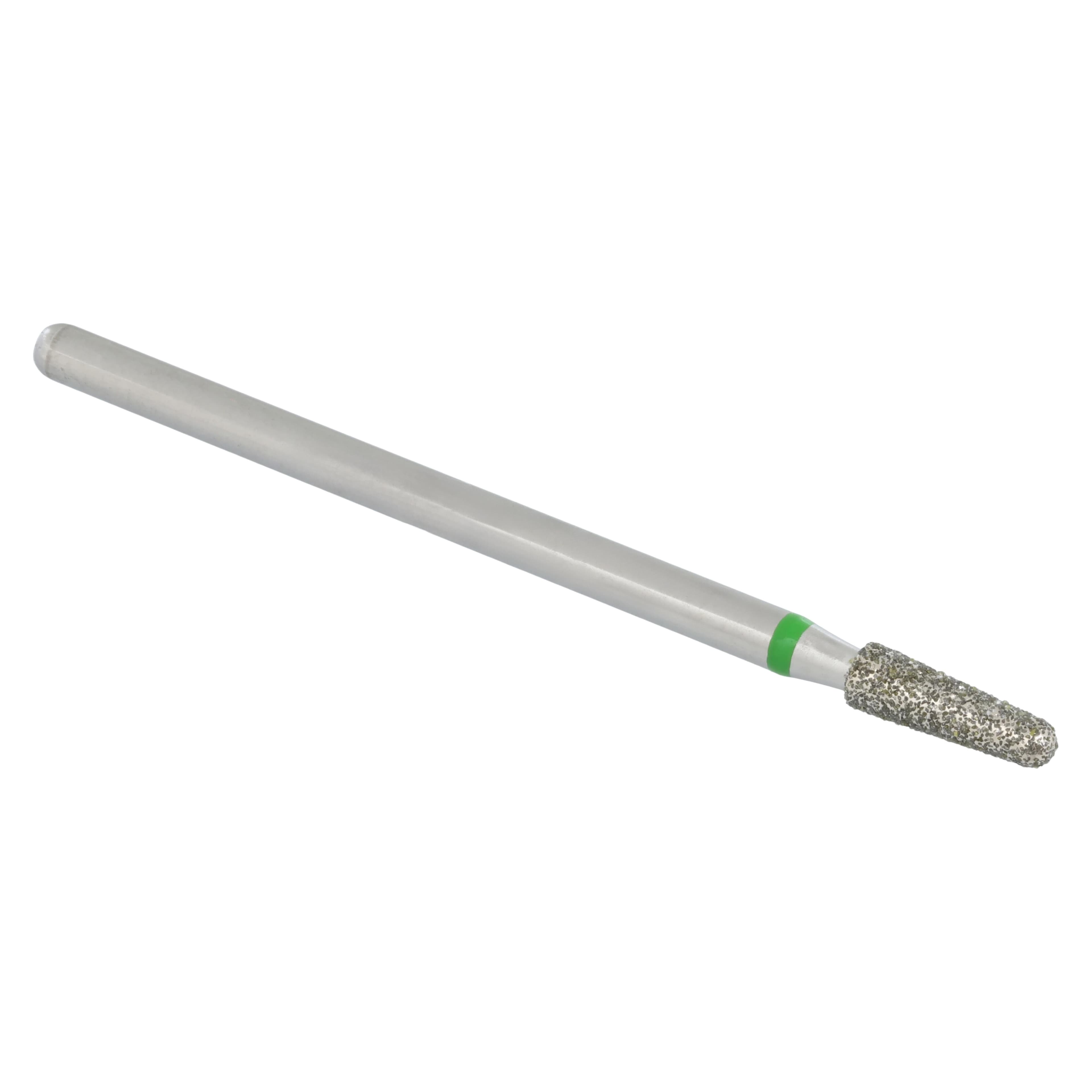 NTI HP Diamond Bur, Coarse, Round End Taper, #856-025, 2.5 mm Head Diameter, 8.0 mm Head Length, Green, C856-025HP thumbnail 3