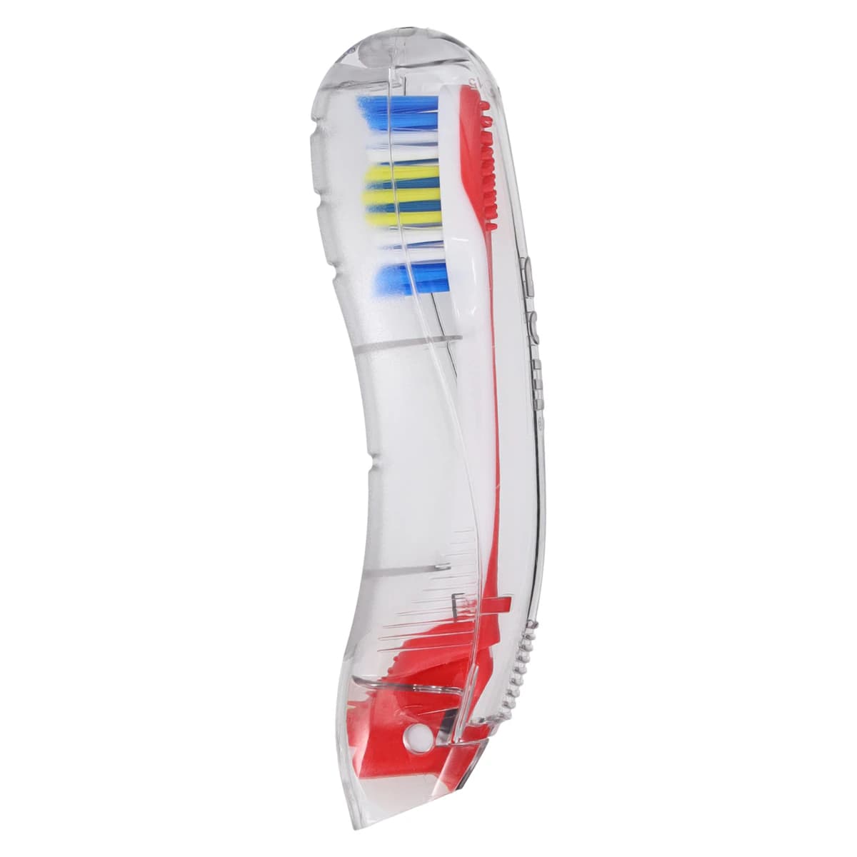 GUM Travel Toothbrush, Regular Soft, Dome Trim, Antibacterial Bristles, with Snap-Lock Cap/Handle, 12/Pack, 153PQA thumbnail 3