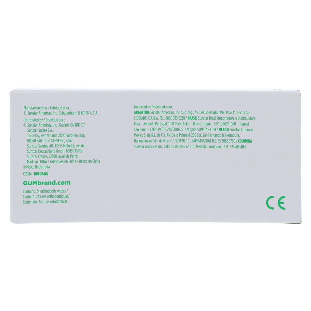 GUM Orthodontic Wax, Mint with Vitamin E & Aloe Vera, 24/Box, 724PD thumbnail 6