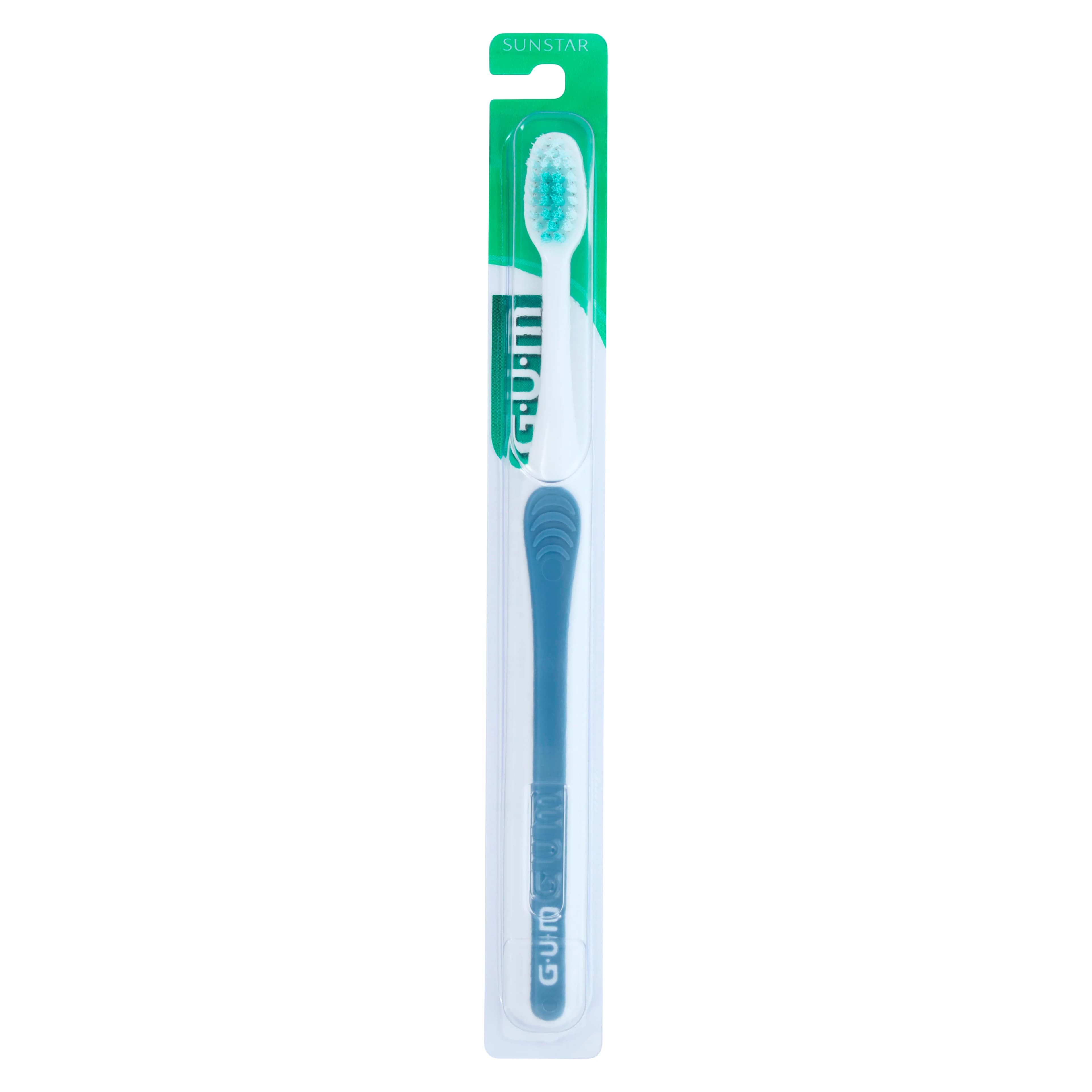 GUM BRIGHT CARE Toothbrush, Compact Sensitive, Assorted Colors, 12/Pkg, 4517PA1 thumbnail 2