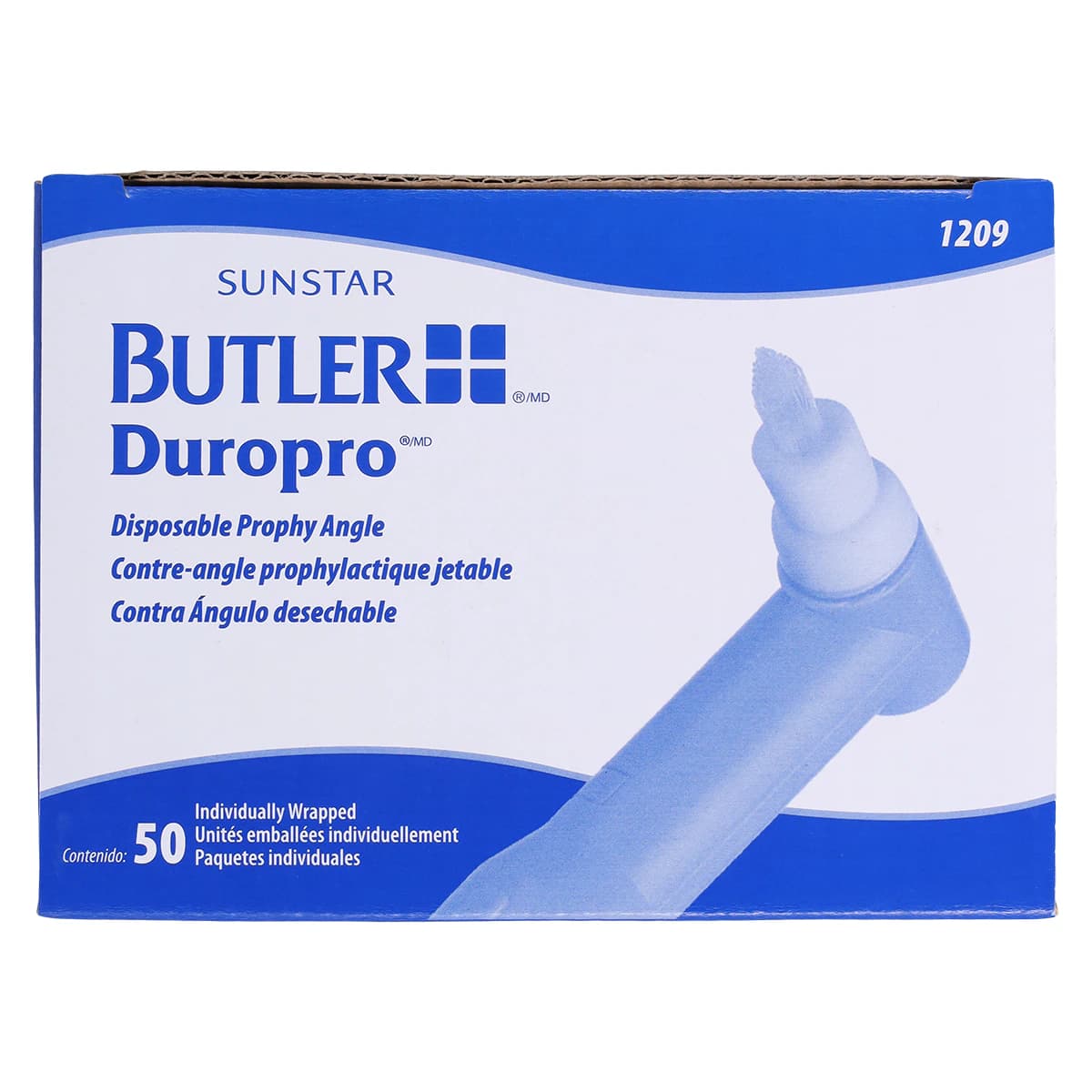Duropro Disposable Prophy Angle, Tapered Brush, Latex-Free, 50/Box, 1209PLT thumbnail 3