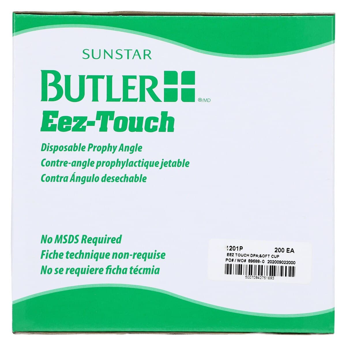 Eez-Touch Disposable Prophy Angle, Soft Cup, Gray, 90 Degree, Latex-Free, 200/Box, 1201P thumbnail 7