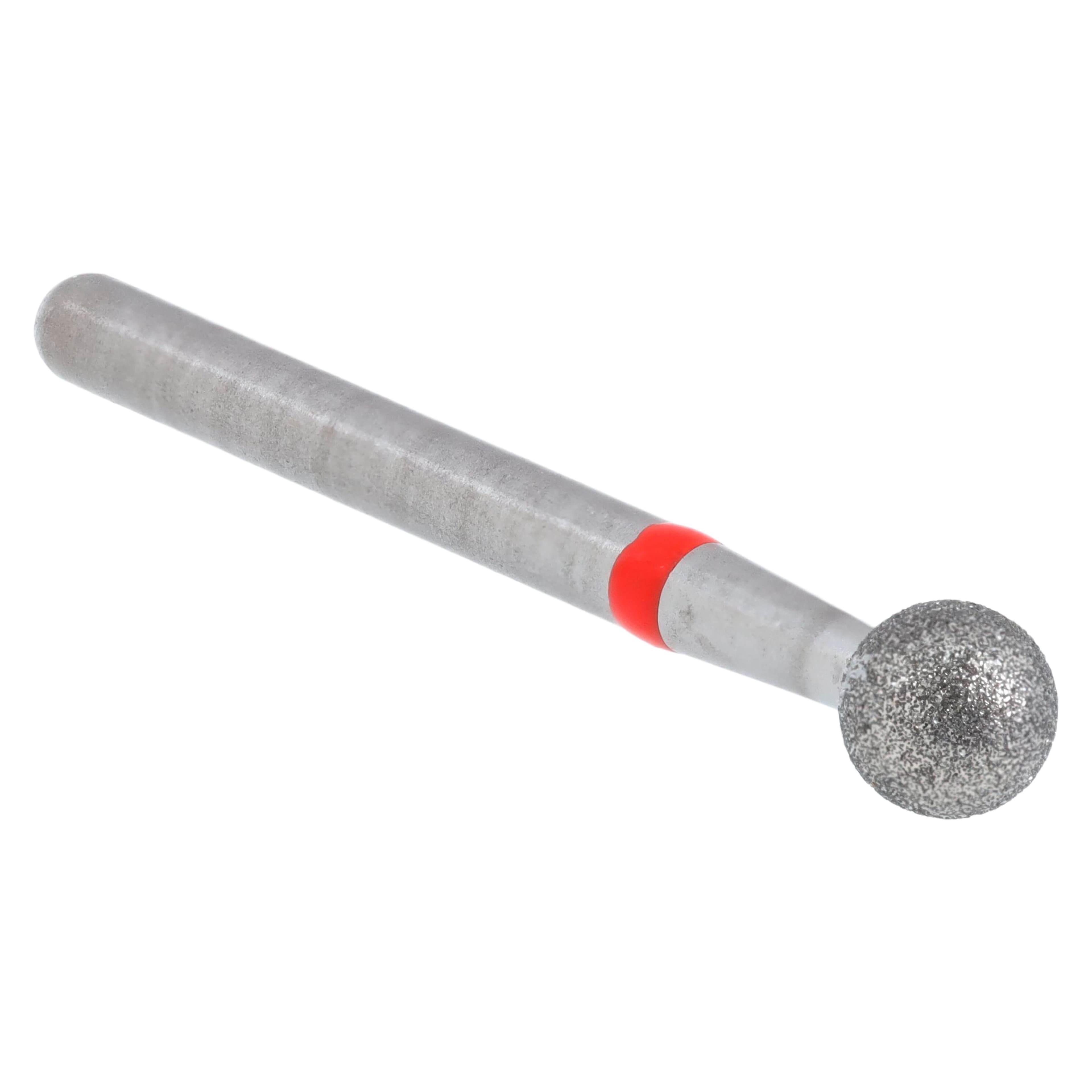 NTI Diamond Bur, FG, Round, #801, 2.9 mm, Fine, Red, 5/Pk, F801-029 thumbnail 3