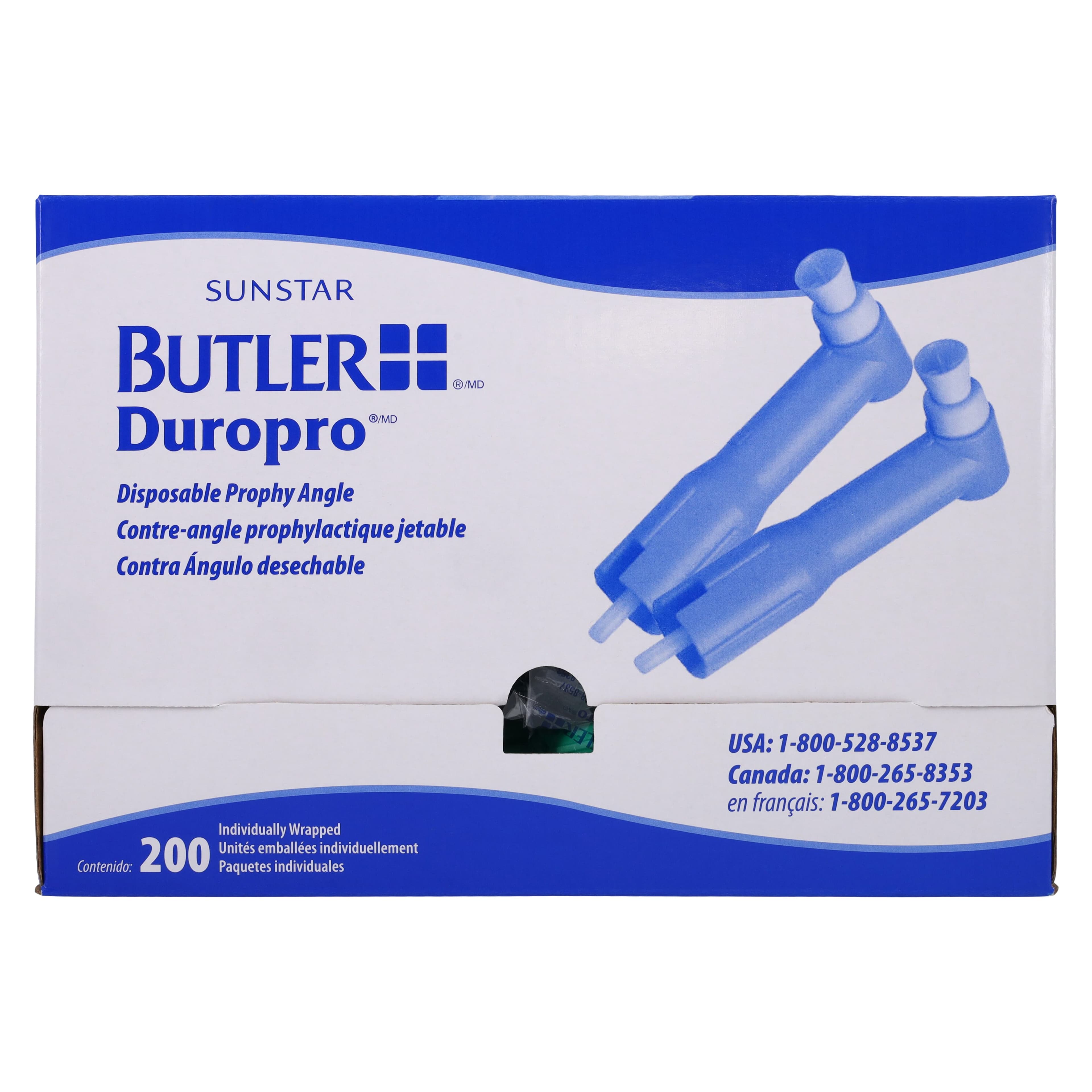 DuroPro® Disposable Prophy Angles, Soft Webbed Cup, Latex-Free, 200/Box, 1207PLT thumbnail 4