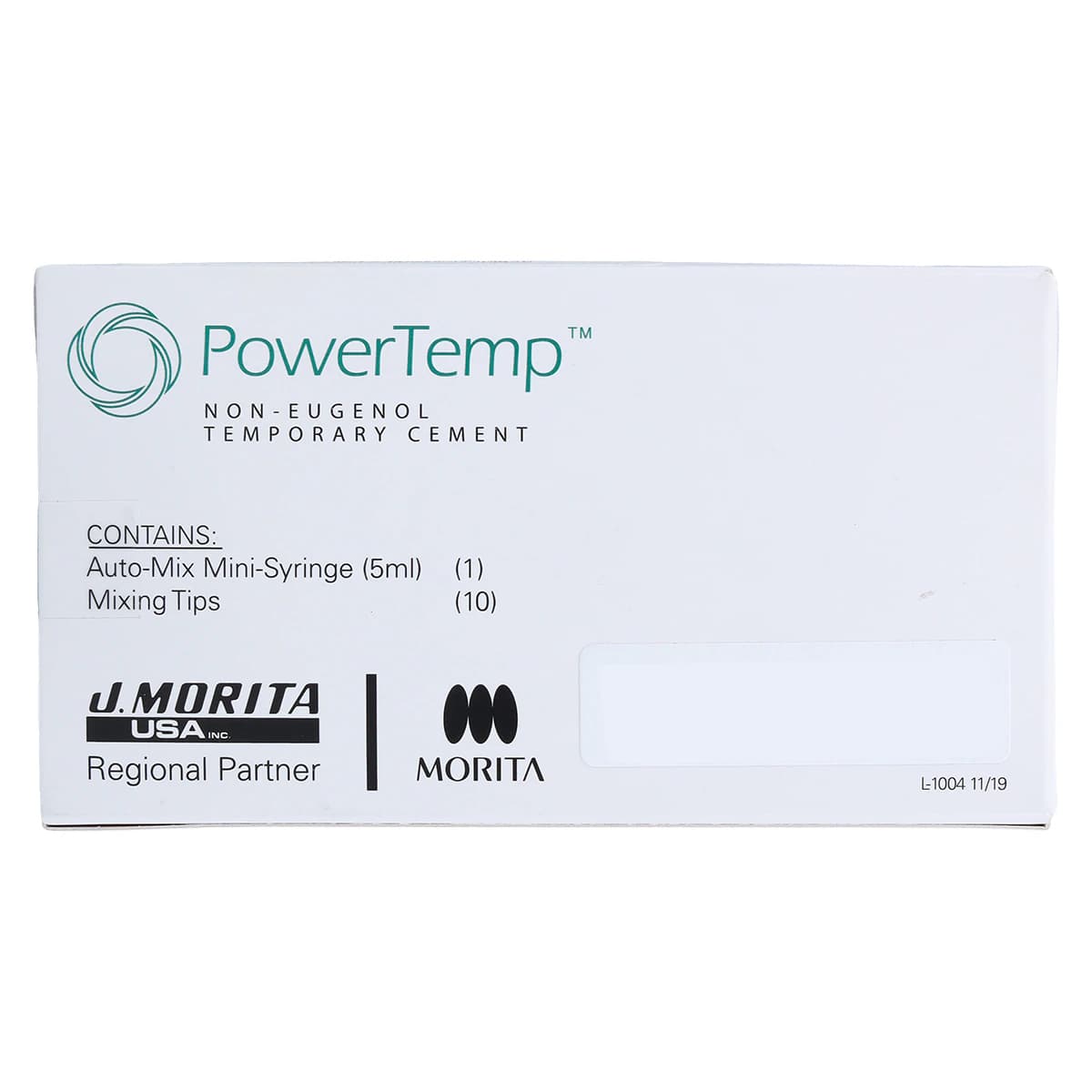 PowerTemp Non-Eugenol Temporary Cement Automix Syringe Kit, 5 mL Syringe with 10 Mixing Tips, 28-800100 thumbnail 6