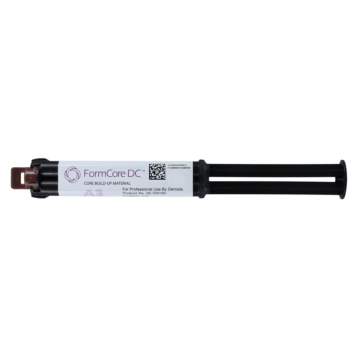FormCore DC Core Build-Up Material, Dual Cure, Radiopaque, Shade A3, Auto-Mix Syringe Kit, 5ml/9g, 28-700100 thumbnail 3
