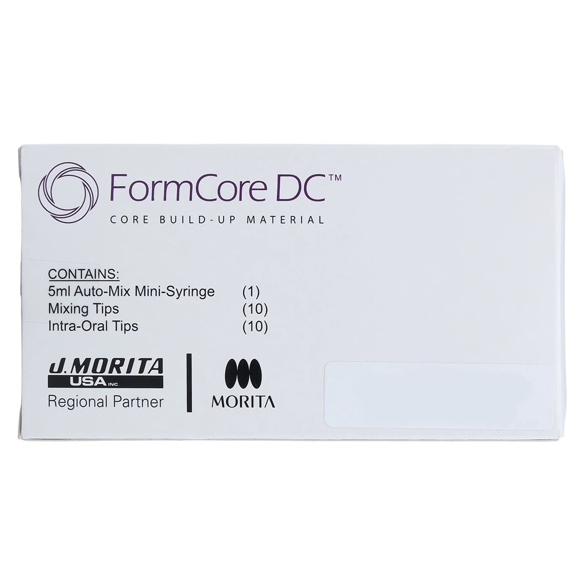 FormCore DC Core Build-Up Material, Dual Cure, Radiopaque, Shade A3, Auto-Mix Syringe Kit, 5ml/9g, 28-700100 thumbnail 8