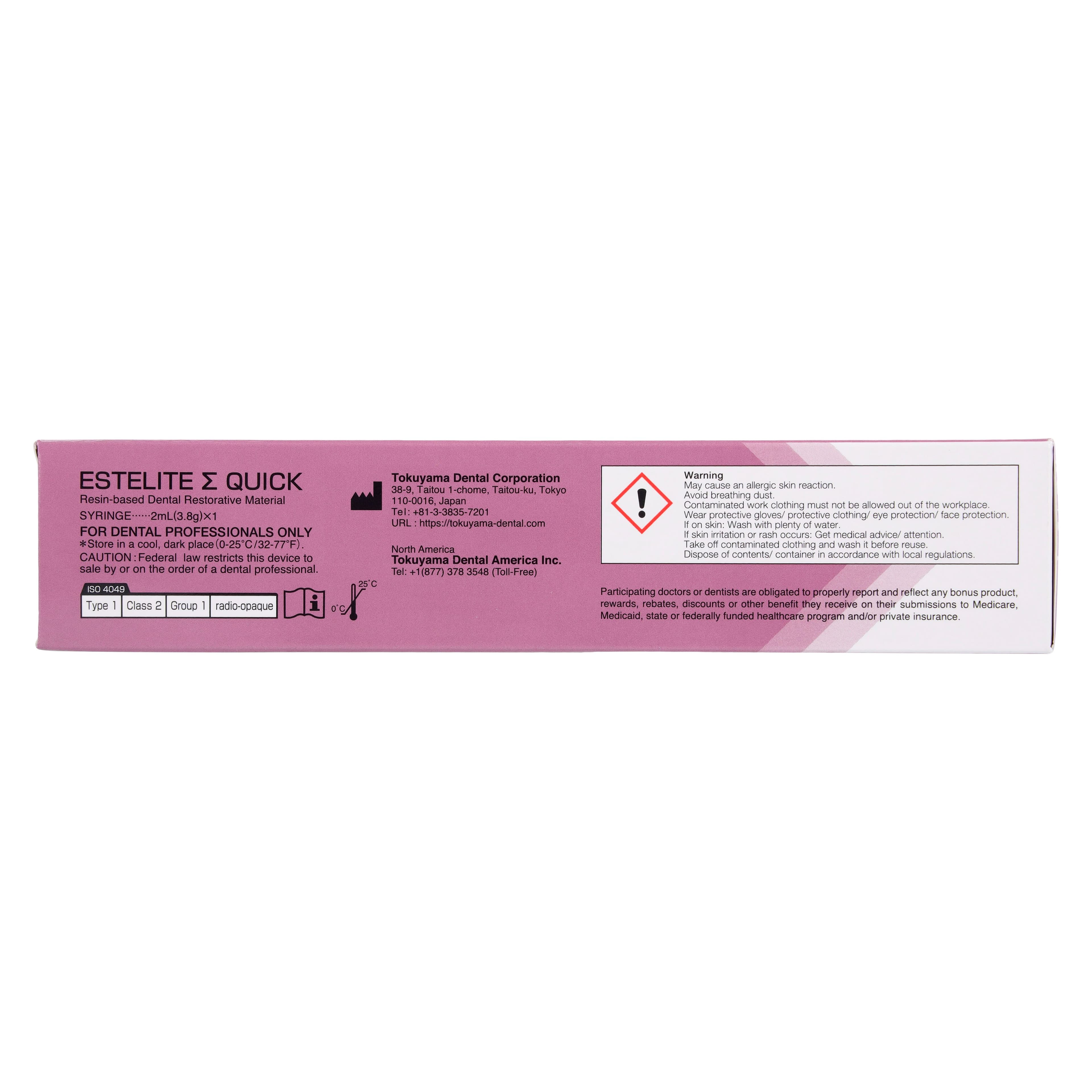 Estelite Sigma Quick Universal Composite, Light-Cure, Syringe Refill, A2, 3.8 g, 1/Pk, 13111 thumbnail 3