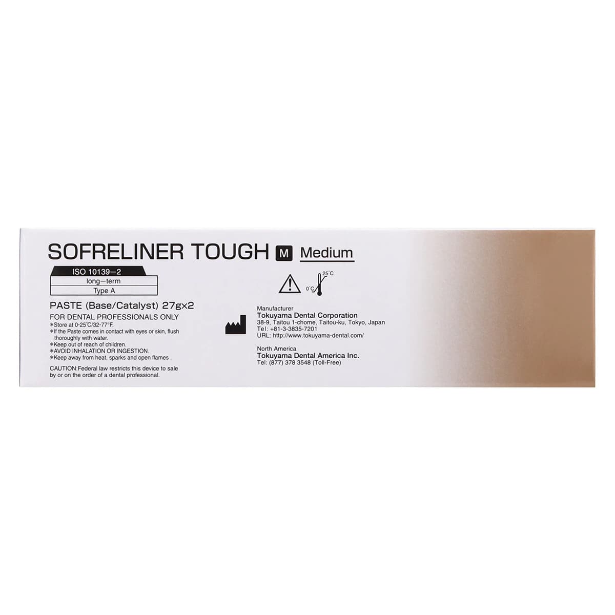 Sofreliner Tough M Denture Reline Paste, Cartridge, Medium, 54 g, 1/Pk, 23356 thumbnail 7