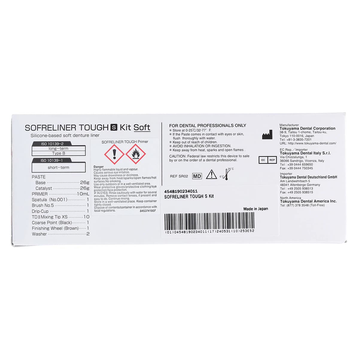 Tokuyama Sofreliner Tough S Soft Denture Reline Kit, 23401, 1/Pk thumbnail 15