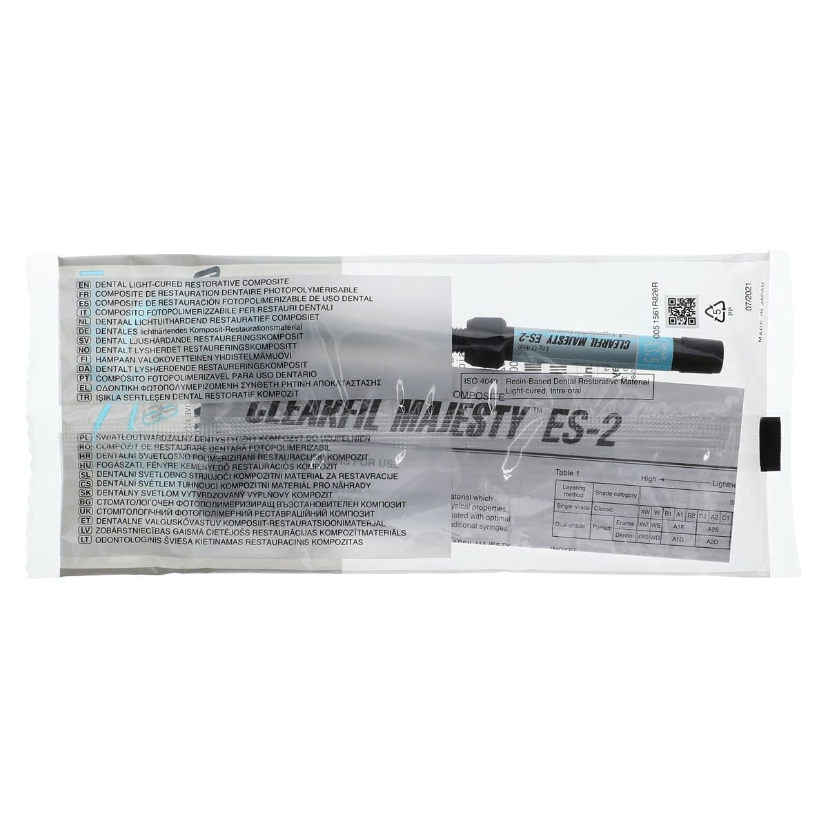 Clearfil Majesty ES-2 Classic Universal Nanohybrid Composite, Syringe Refill, Shade A3.5, 3.6 g, 3023KA thumbnail 2