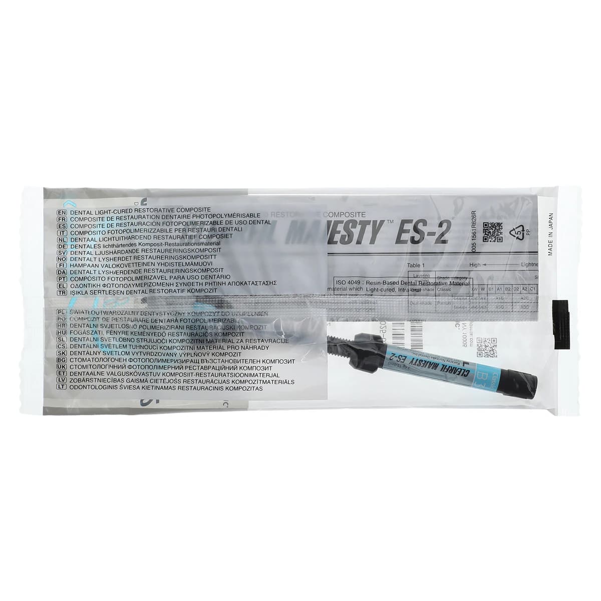 Clearfil Majesty ES-2 Classic Universal Nanohybrid Composite, Syringe Refill, Shade B3, 3.6 g (2.0 mL), 1/Pk, 3028KA thumbnail 2