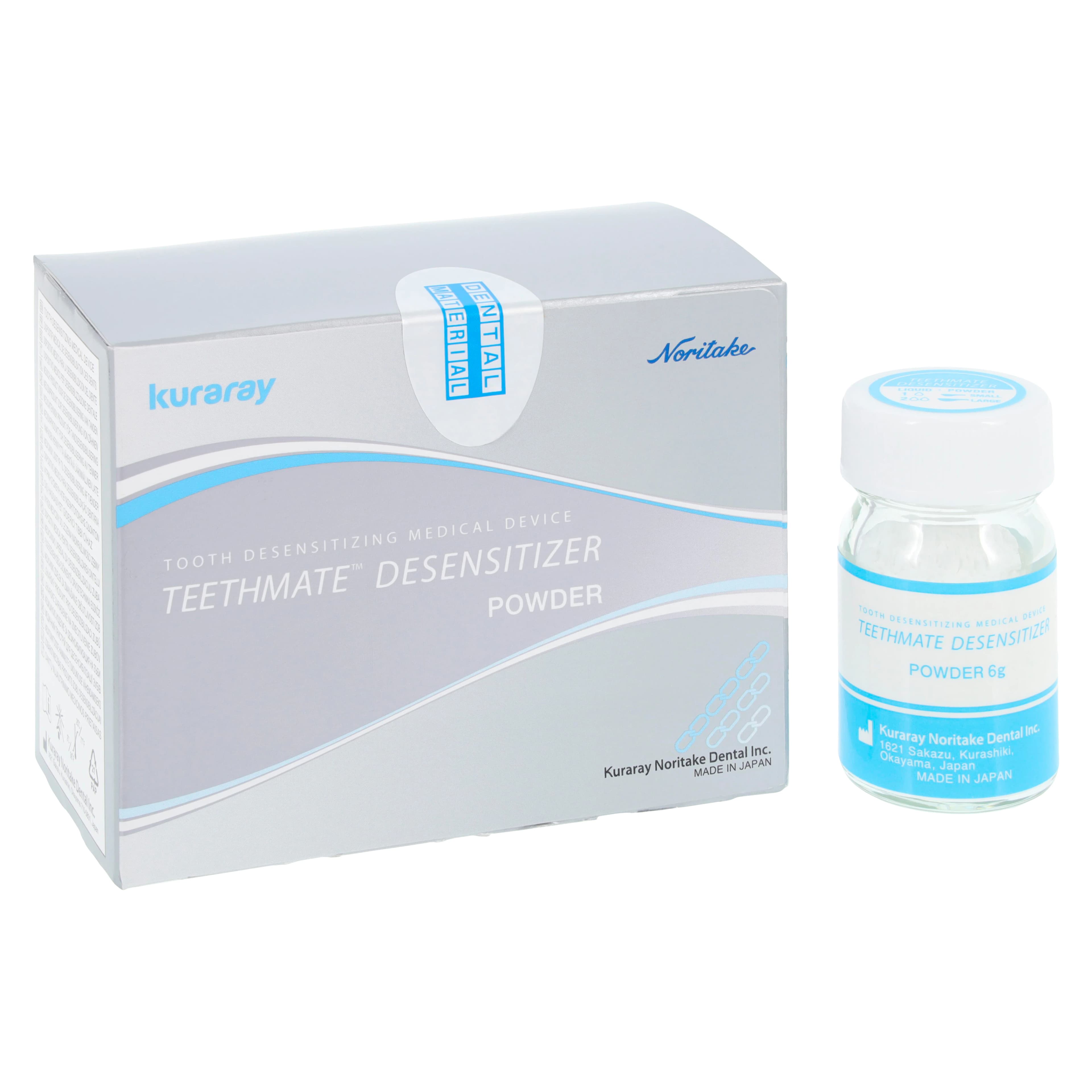 Teethmate Desensitizer Powder Refill, 6 g, Hydroxyapatite, 1216KA - Teethmate Desensitizer: Powder-6g, Kuraray, 1216KA - Image 1
