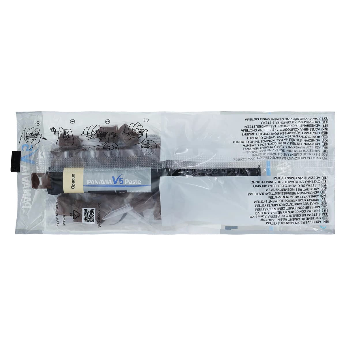 Panavia V5 Dual-Cure Universal Resin Cement Paste, Opaque, 4.6 ml Syringe with 20 Mixing Tips, 3615KA thumbnail 2