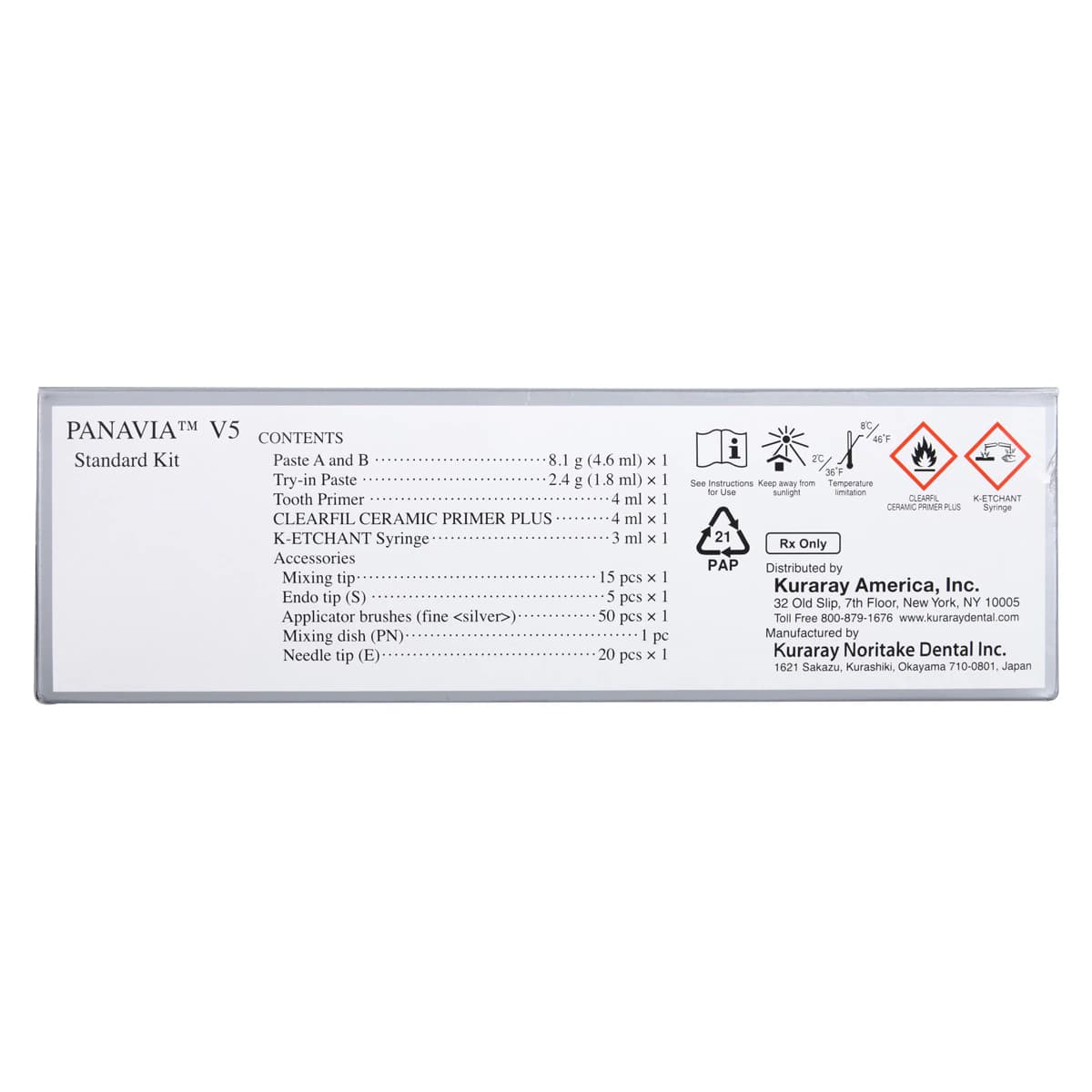 Panavia V5 Universal Dual-Cure Resin Cement Standard Kit, Universal A2, 3601KA thumbnail 9
