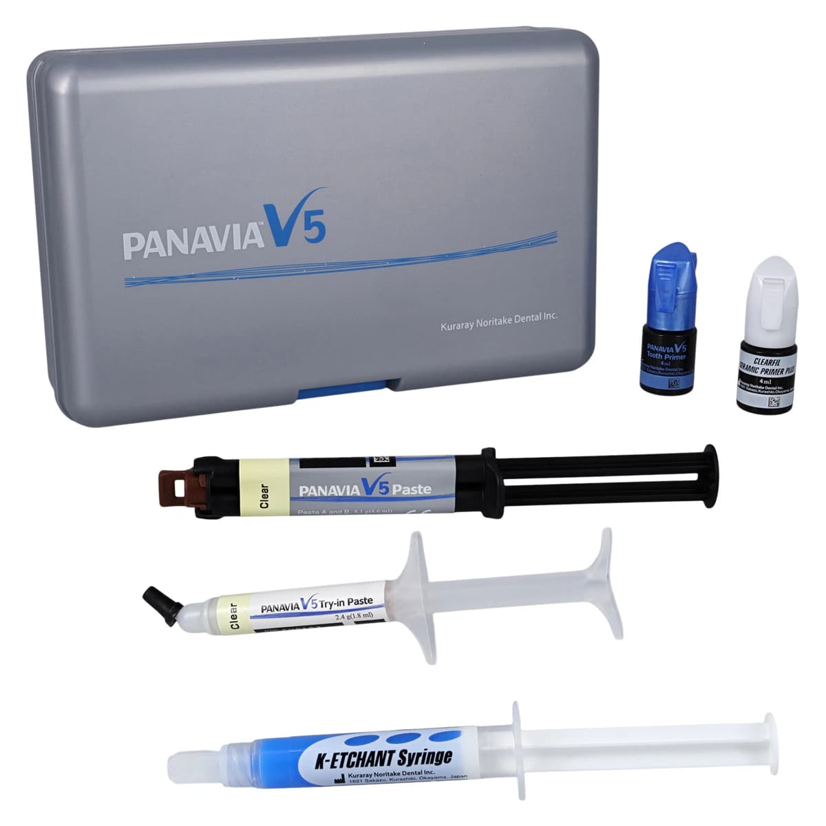 Panavia V5 Universal Resin Cement Standard Kit, Clear, 3602KA - PANAVIA V5 Standard Kit Clear Ea - Image 1