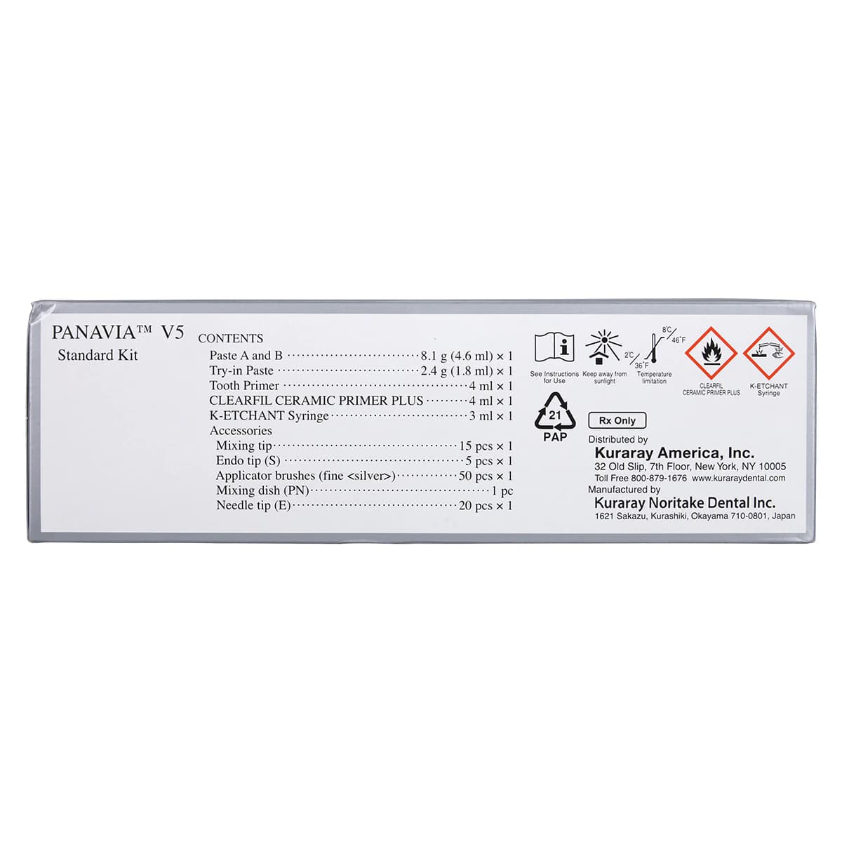 Panavia V5 Universal Resin Cement Standard Kit, Clear, 3602KA thumbnail 7