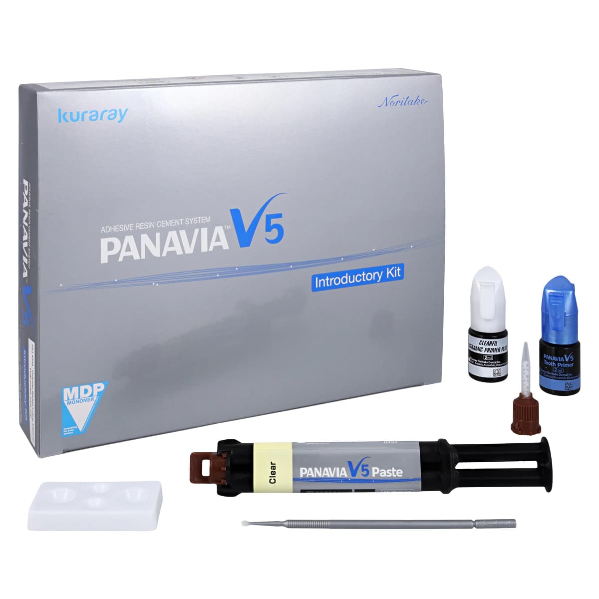 Panavia V5 Introductory Kit, Clear, Dual-Cure Resin Cement, 3605KA - PANAVIA V5 Introductory Kit Clear Ea - Image 1