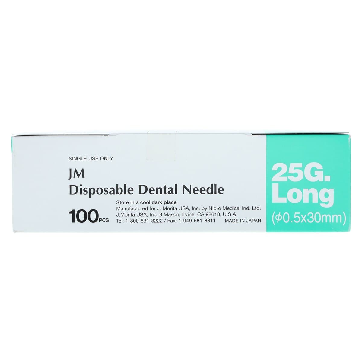 J. Morita Disposable Dental Needle, 25 Gauge Long (30mm), Plastic Hub with Bevel Indicator, 100/Box, 20-25GL thumbnail 6