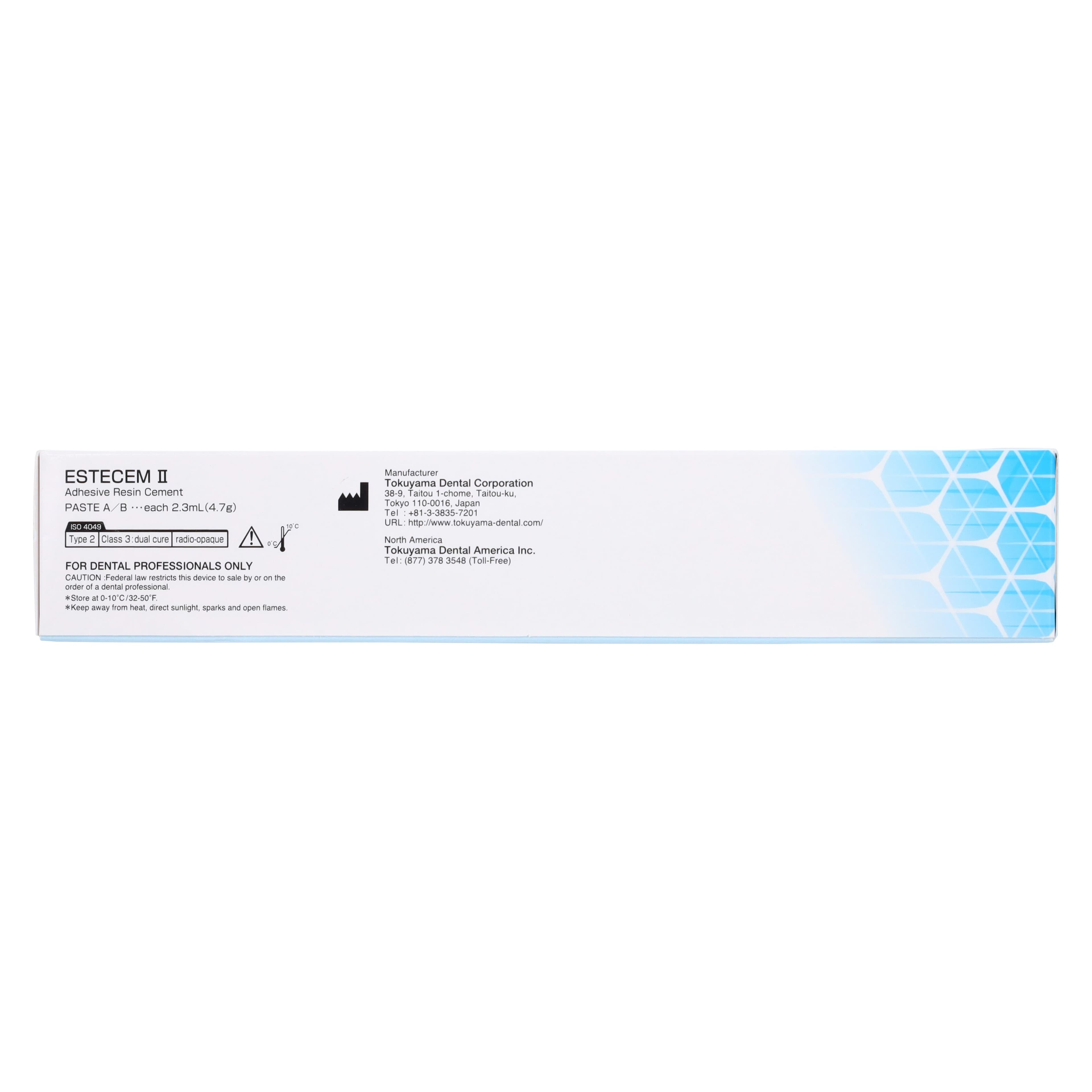 EsteCem II Universal Paste Refill, Dual-Cure Resin Cement, 2.3 ml / 4.7 g Automix Syringe, Universal Shade, 1/Pk, 16158 thumbnail 6