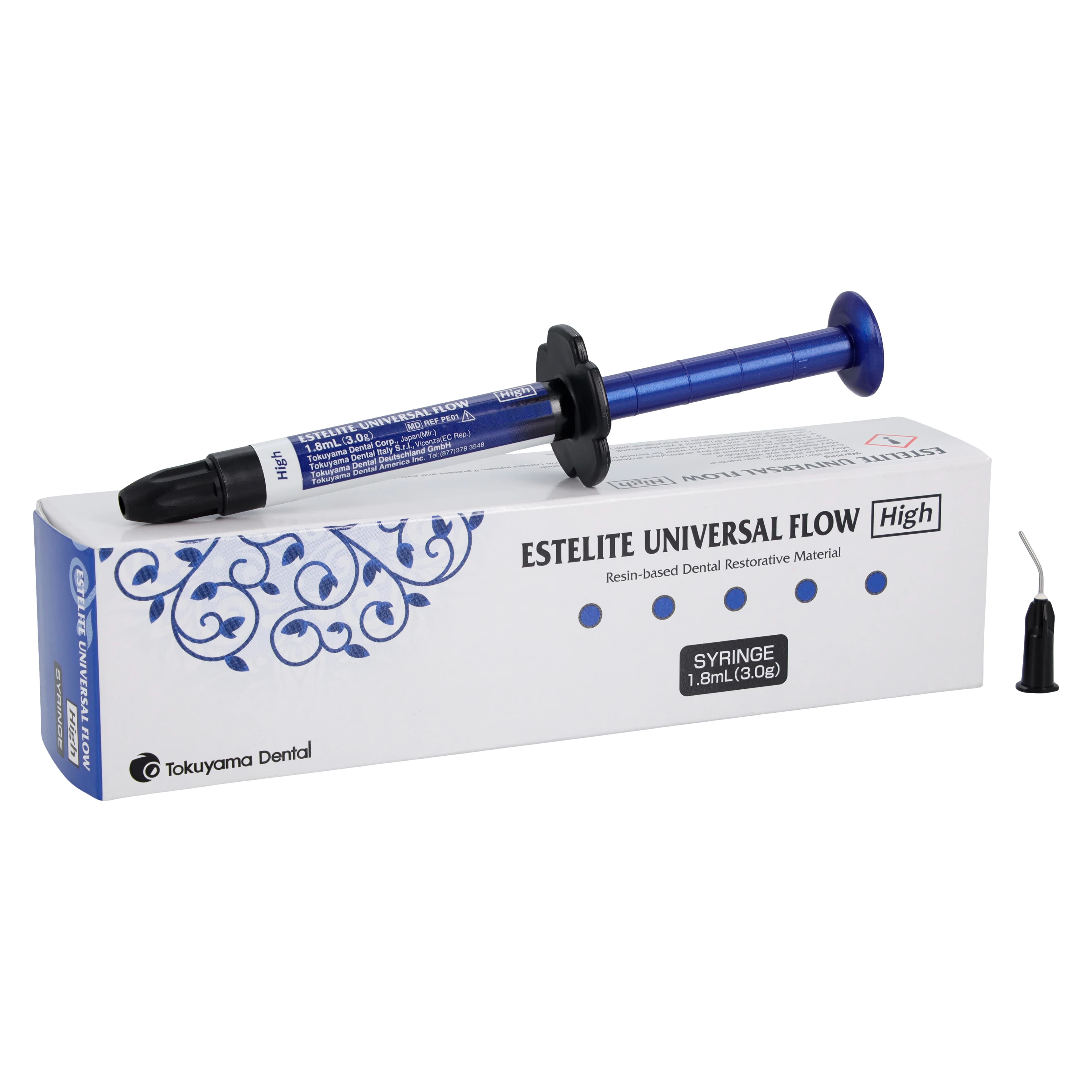 Estelite Universal Flow High Flow Light-Cure Flowable Composite, A2, 3 g Syringe Refill with 10 Dispensing Tips, 1/Pk, 13876 - Estelite Universal Flow Composite, Light-Cure, High Flow, Syringe Refill, 3 g, A2, 1/Pk, 13876 - Image 1