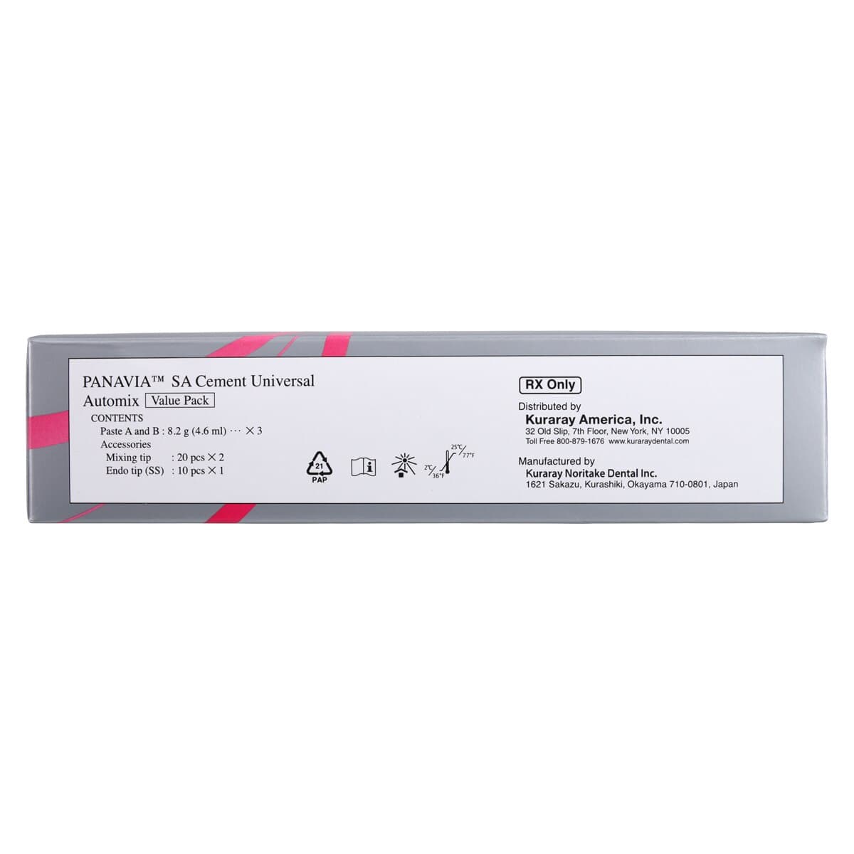 Panavia SA Cement Universal Automix Value Pack, Universal (A2), 3 x 4.6 mL Syringes, 4210-KA thumbnail 7
