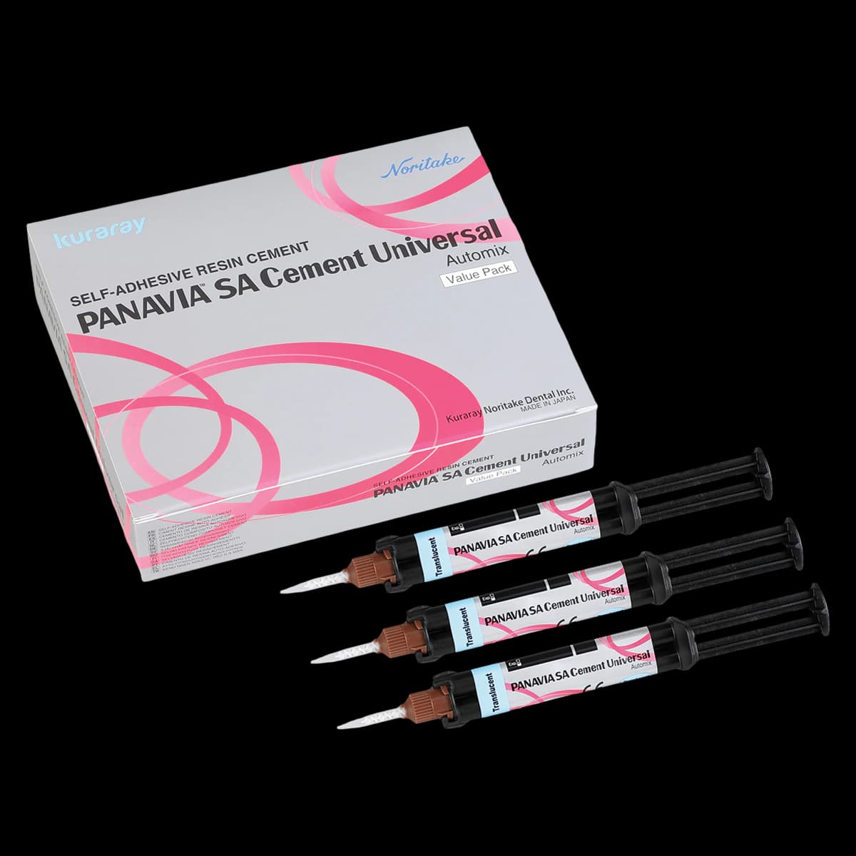 Panavia SA Cement Universal Automix Value Pack, Translucent, 3 x 4.6 mL Syringes, 4211KA thumbnail 2