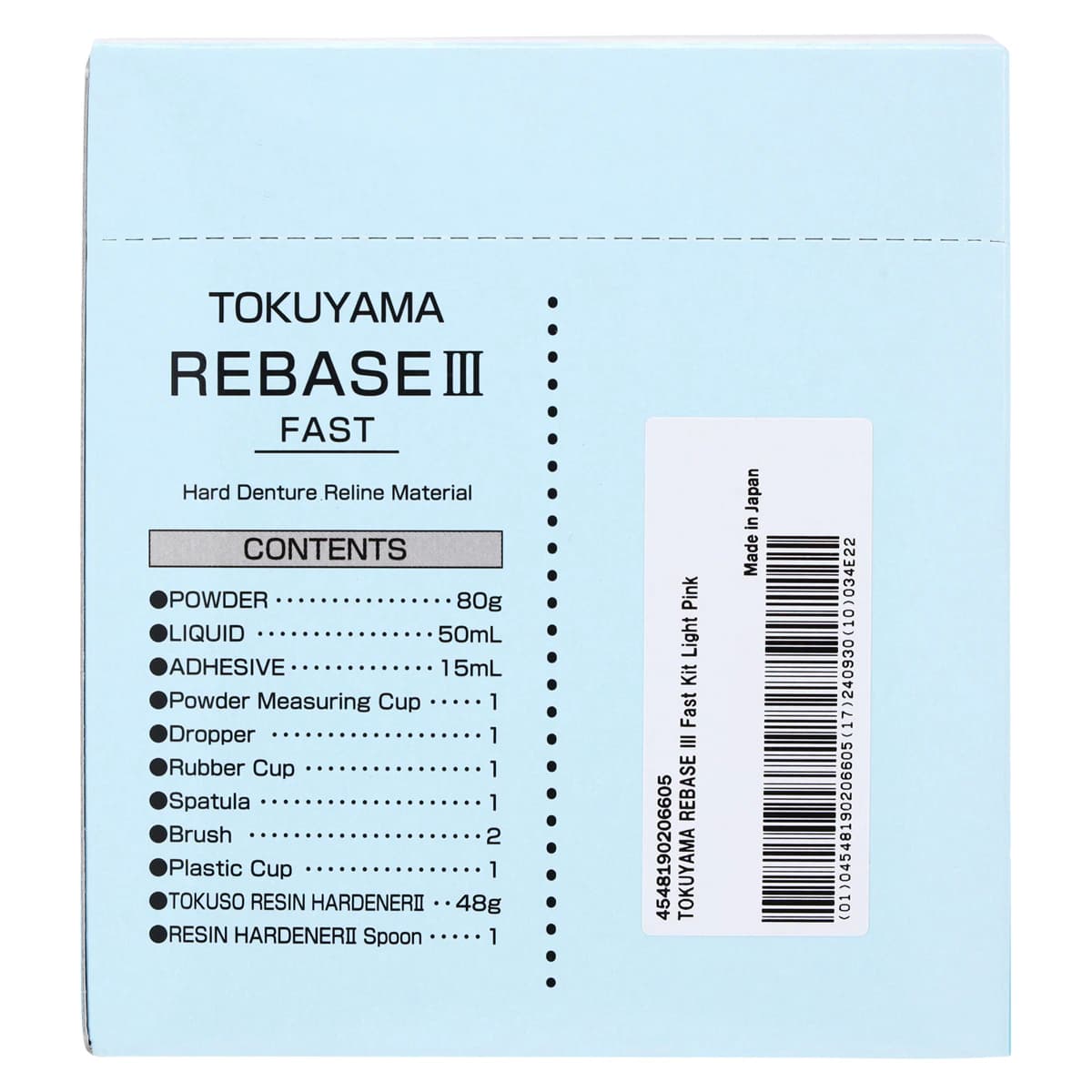 Tokuyama Rebase III Chairside Hard Denture Reline Kit, Light Pink, 20660 thumbnail 23