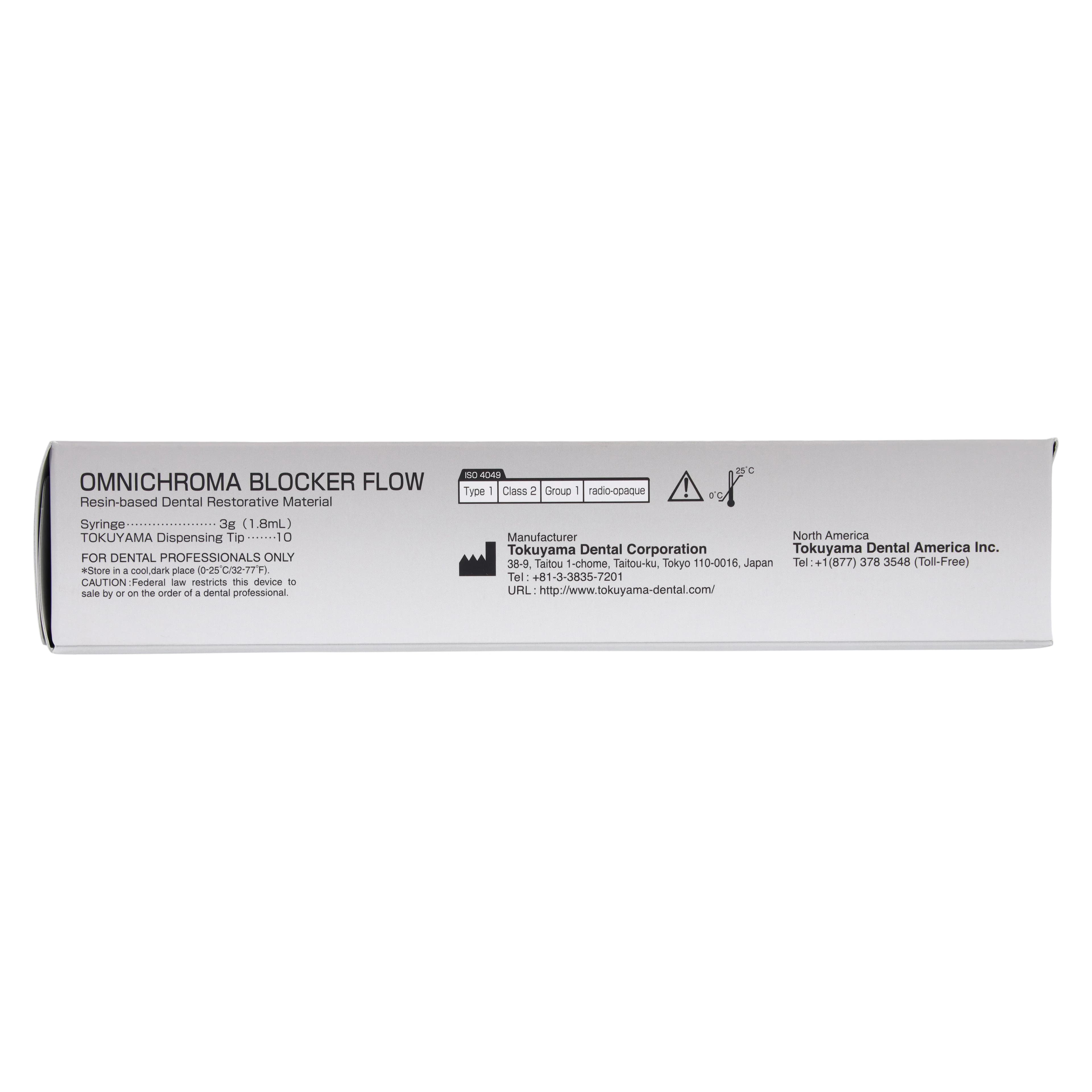 Tokuyama Omnichroma Blocker Flow Light-Cure Flowable Composite, 3 g Syringe Refill, 1/Pk, 10222 thumbnail 7