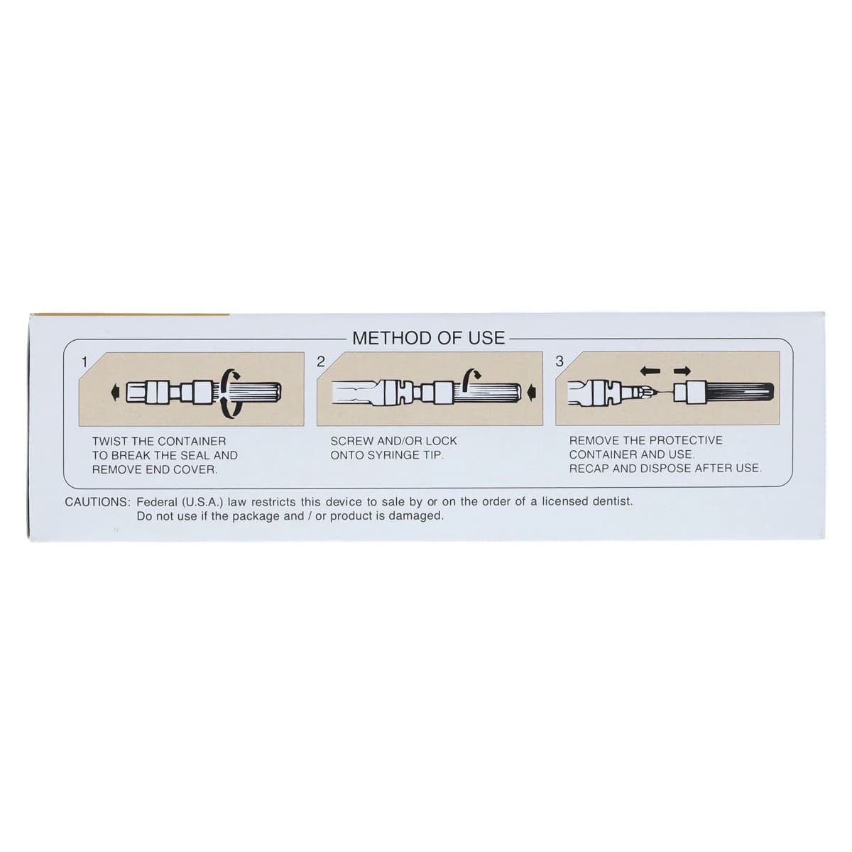 J. Morita Disposable Dental Needles, Plastic Hub with Bevel Indicator, 27 Gauge Short, 21 mm, Yellow, 100/Box, 20-27GS thumbnail 7
