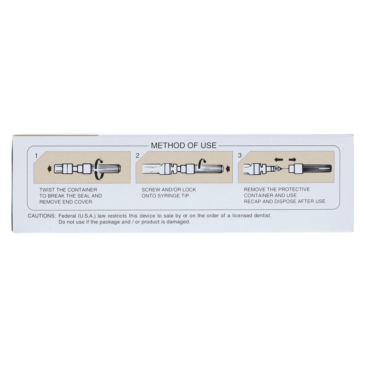 J. Morita Disposable Dental Needles, Plastic Hub, 27 Gauge Long, 30 mm, Yellow, 100/Box, 20-27GL thumbnail 7