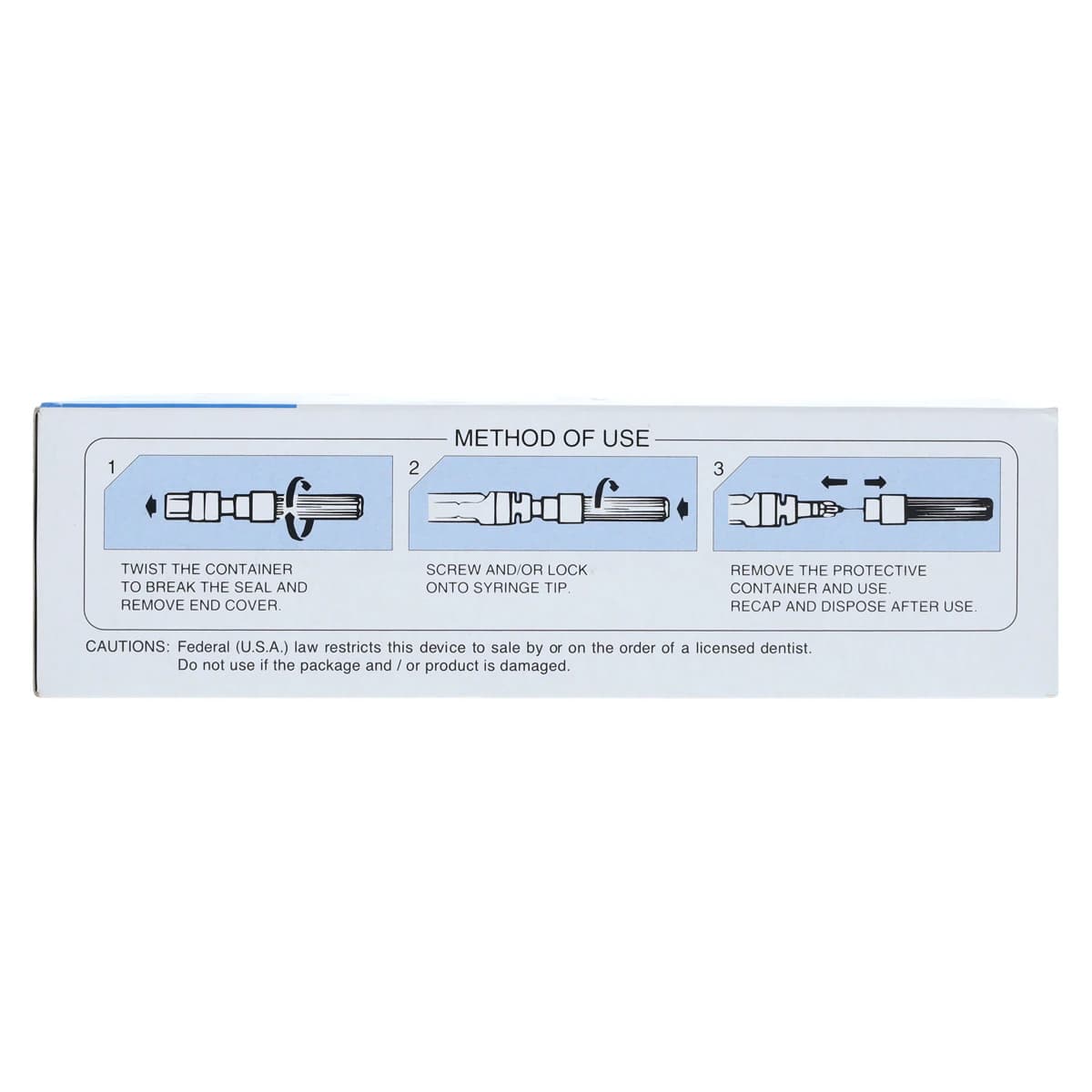 J. Morita JM Blue Disposable Dental Needles, Plastic Hub, 30 Gauge Short, 21mm, 100/Box, 20-30GS thumbnail 8