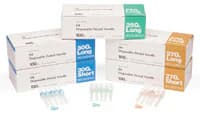 J. Morita JM Blue Disposable Dental Needles, Plastic Hub, 30 Gauge Short, 21mm, 100/Box, 20-30GS thumbnail 2