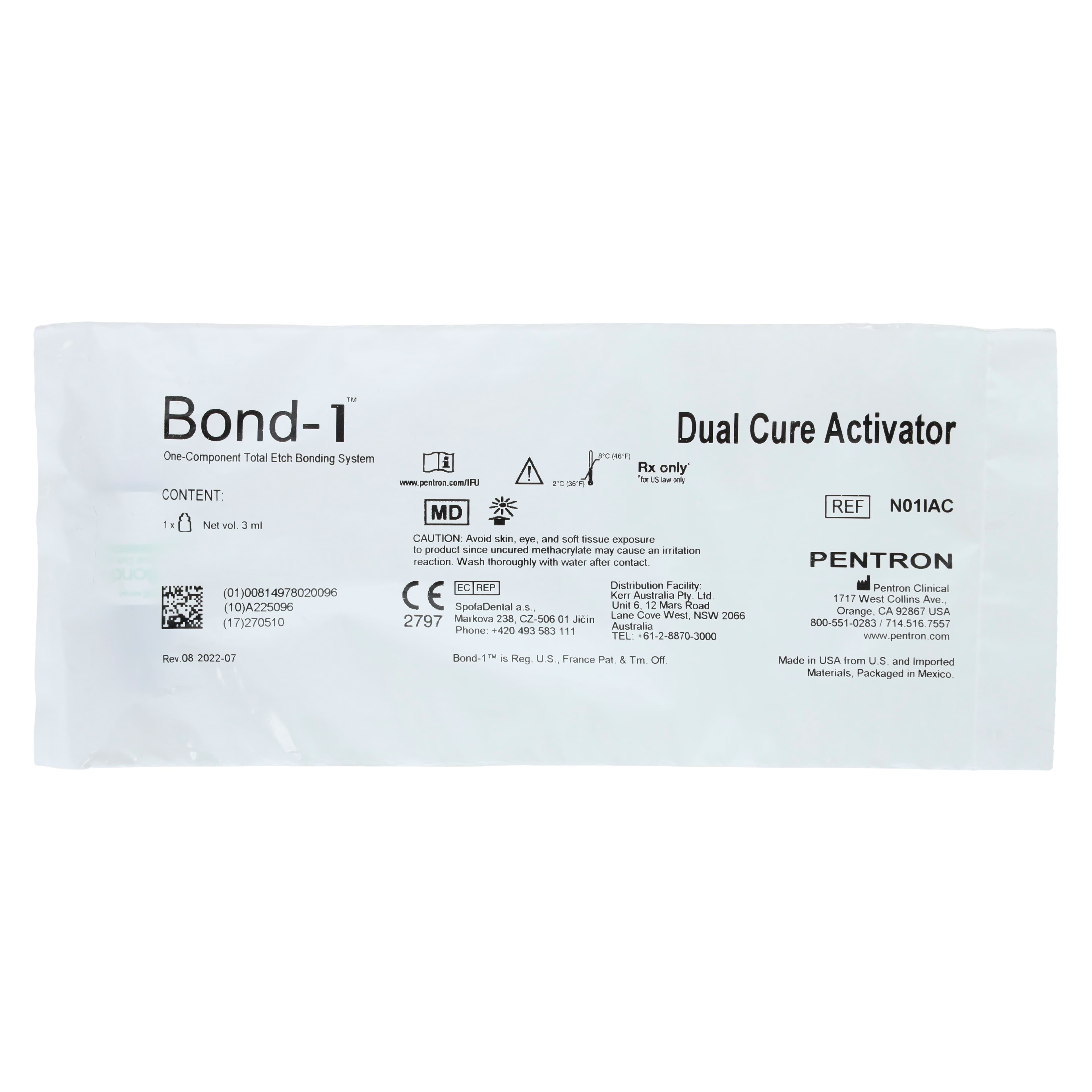 Bond-1 Dual Cure Activator, 3 mL Bottle, Refill, N01IAC thumbnail 3