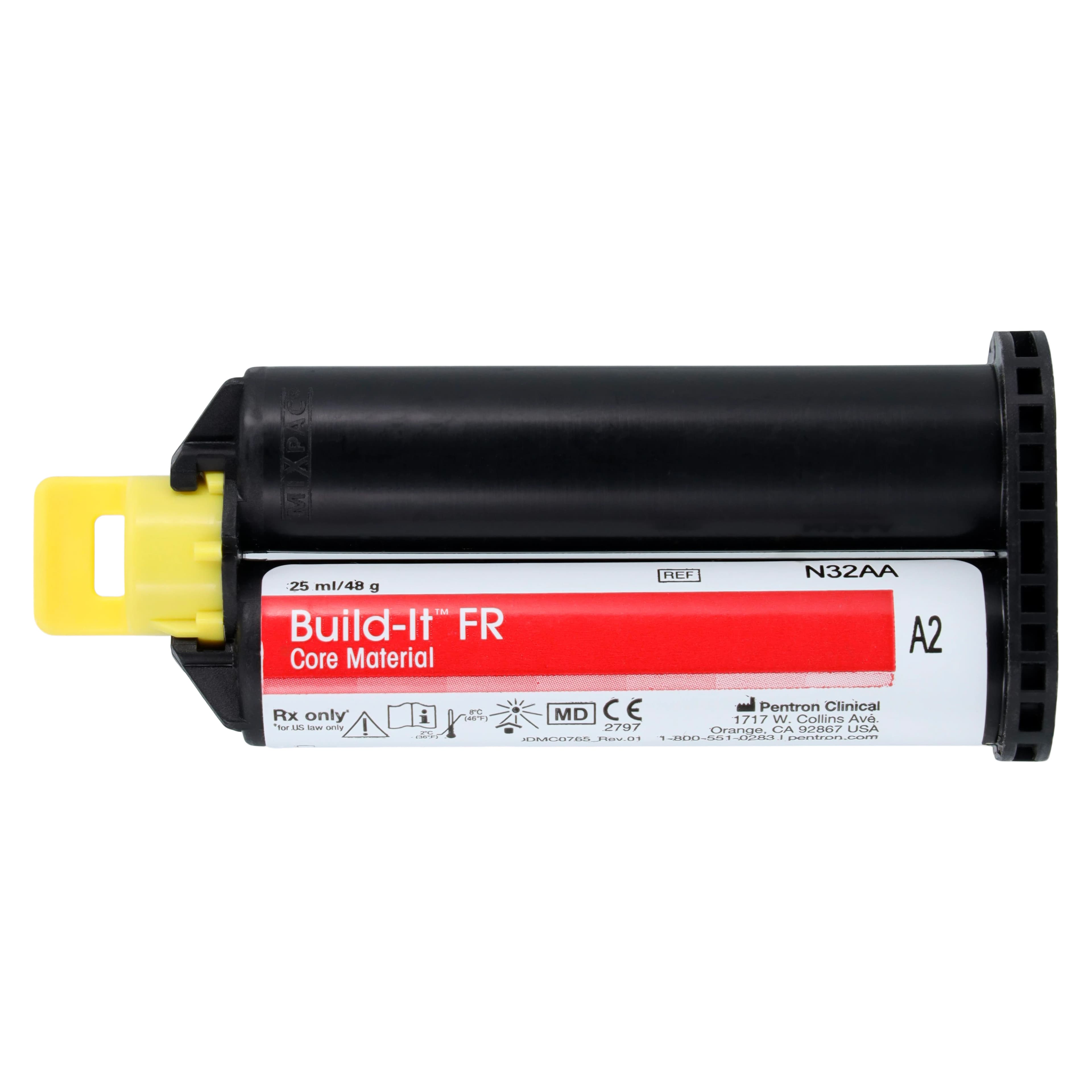 Build-It FR Fiber Reinforced Core Build-Up Material, A2 Cartridge Kit, 25ml Automix Cartridge with Dispensing Gun, N32 thumbnail 5