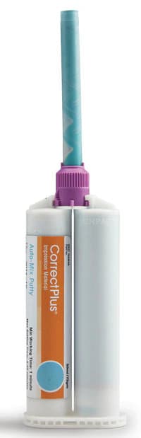 Correct Plus Berry Auto Mix Putty Hydrophilic VPS Impression Material, 50 ml Cartridges, Regular Set, 32/Pk, Q34HAC - Correct Plus Berry Auto Mix Putty 50ml (32) - Image 1