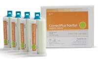 Correct Plus Hydrophilic VPS Impression Material, Automix Putty, Fast Set, 50 mL Cartridges, 4/Pack, Q36A - Correct Plus Fast Set 4/Pack - Image 1